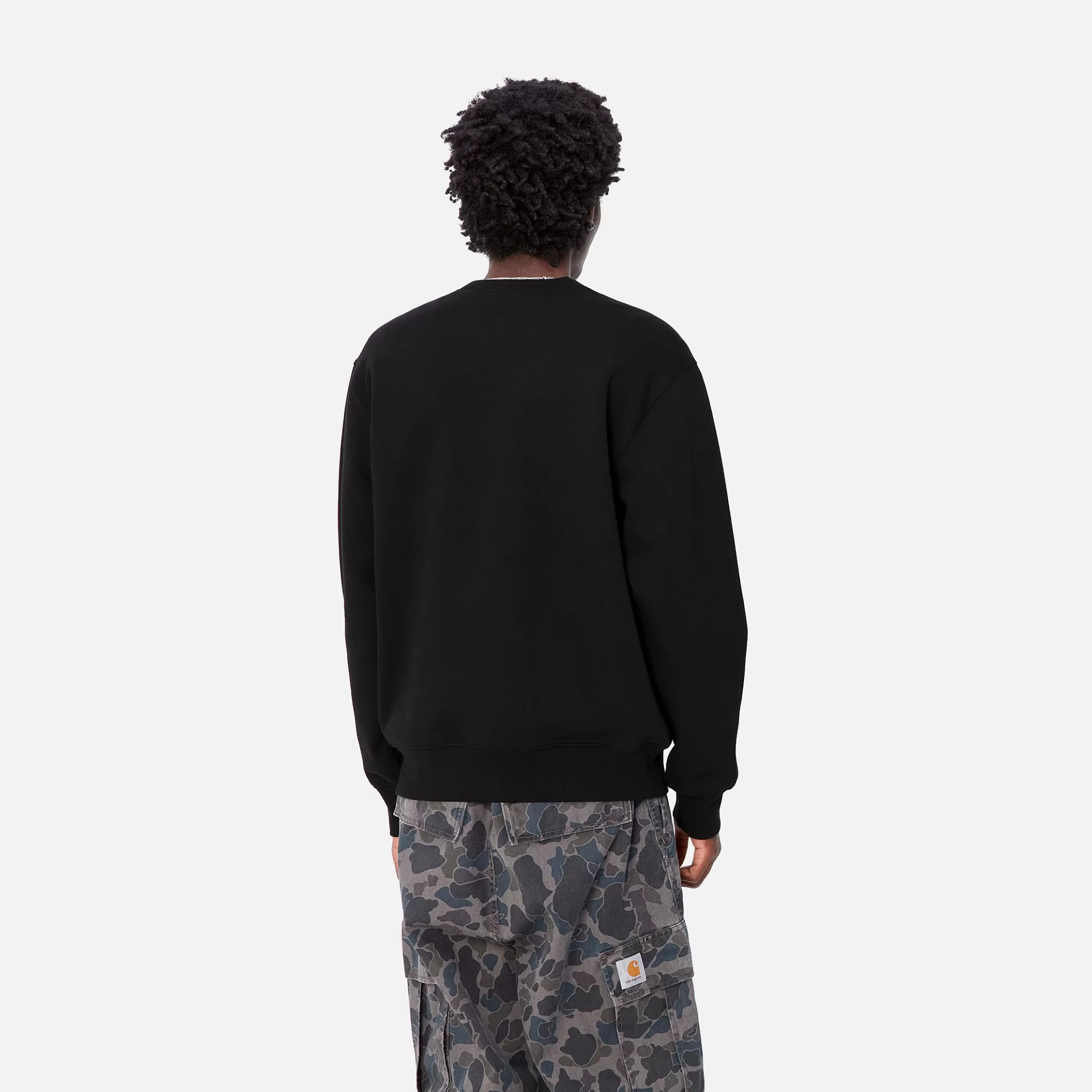 Sweats | Carhartt WIP Heart Train Pocket Sweat Black