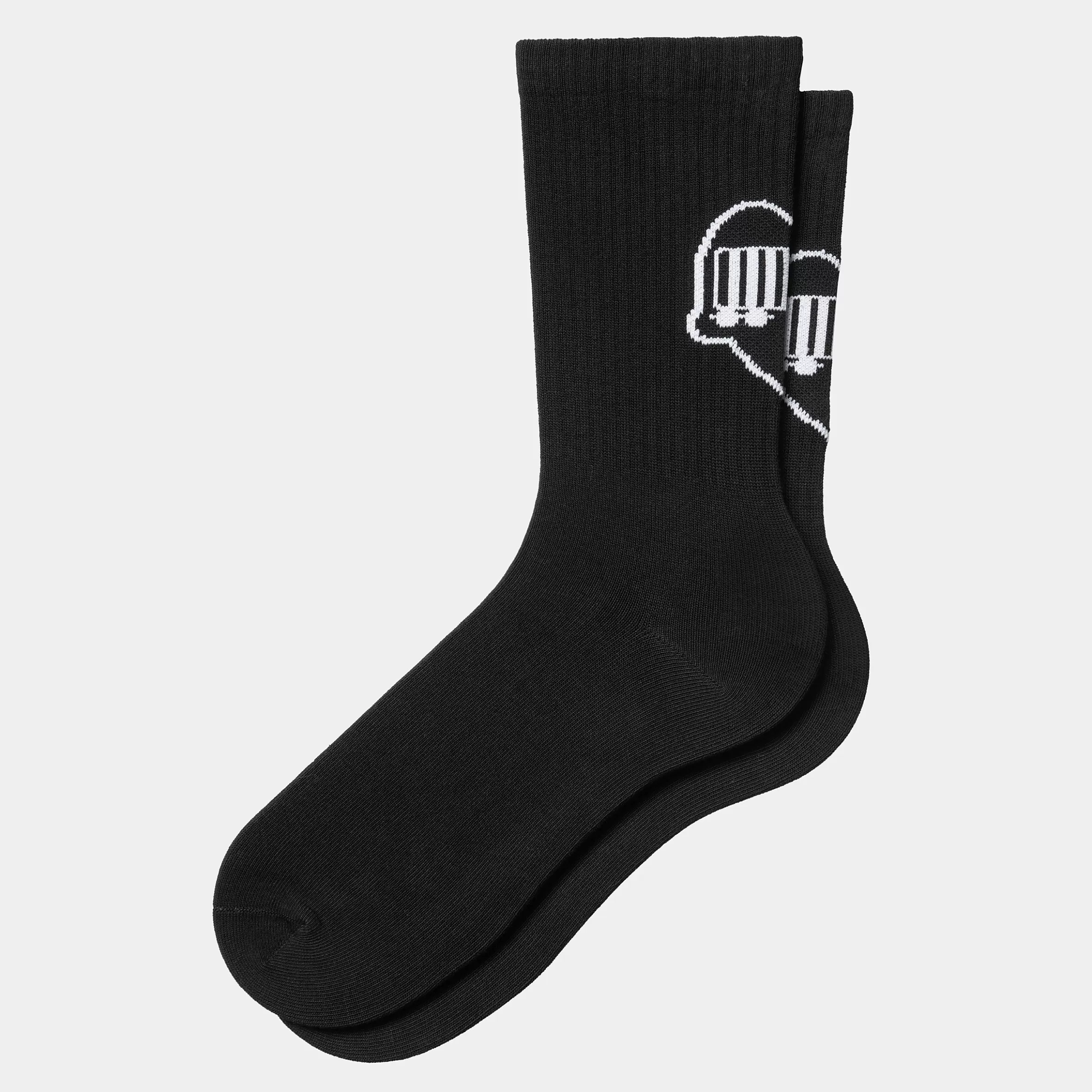 Acessórios | Meias | Carhartt WIP Heart Train Socks Black