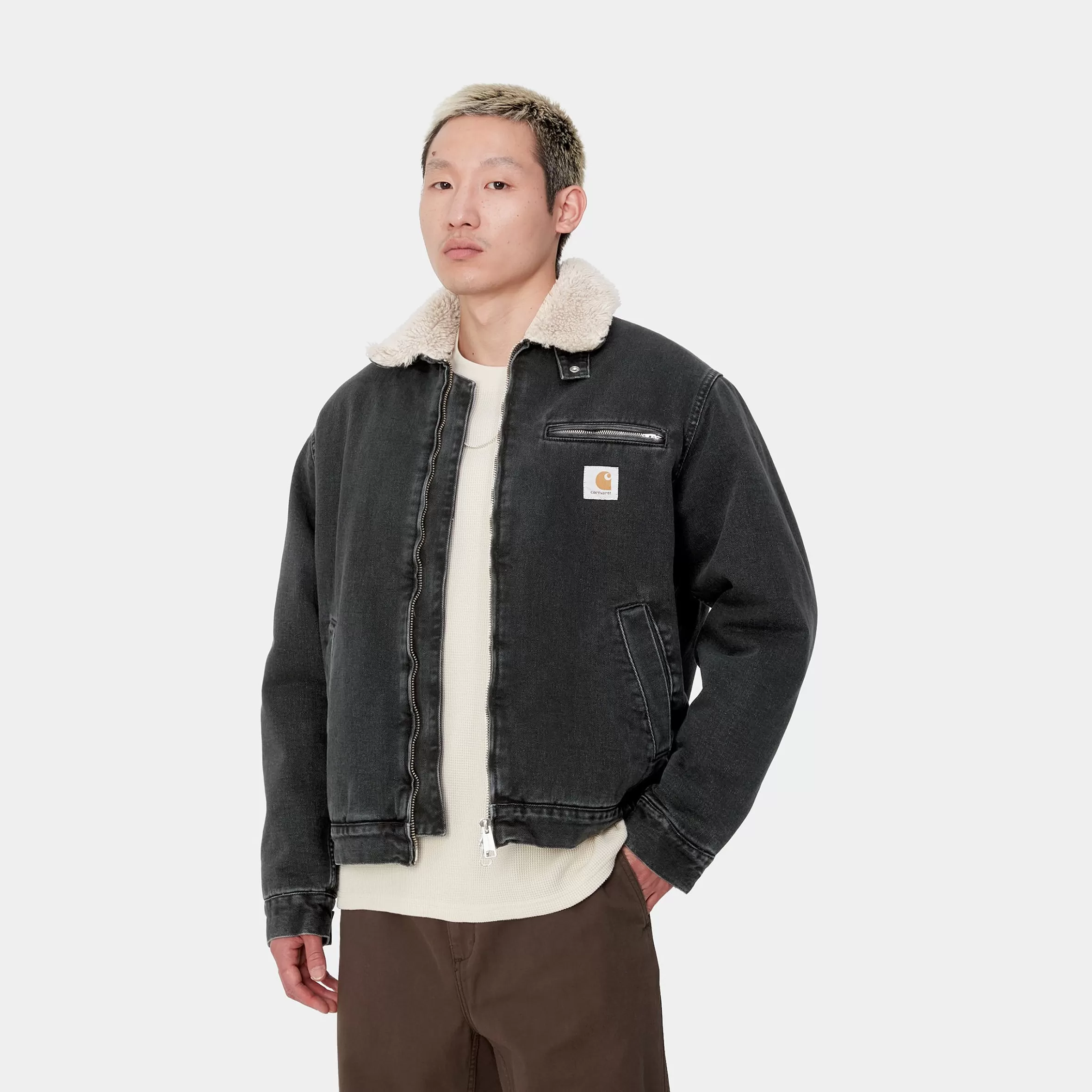 Blusões E Coletes | Carhartt WIP Herald Jacket Black / Wall