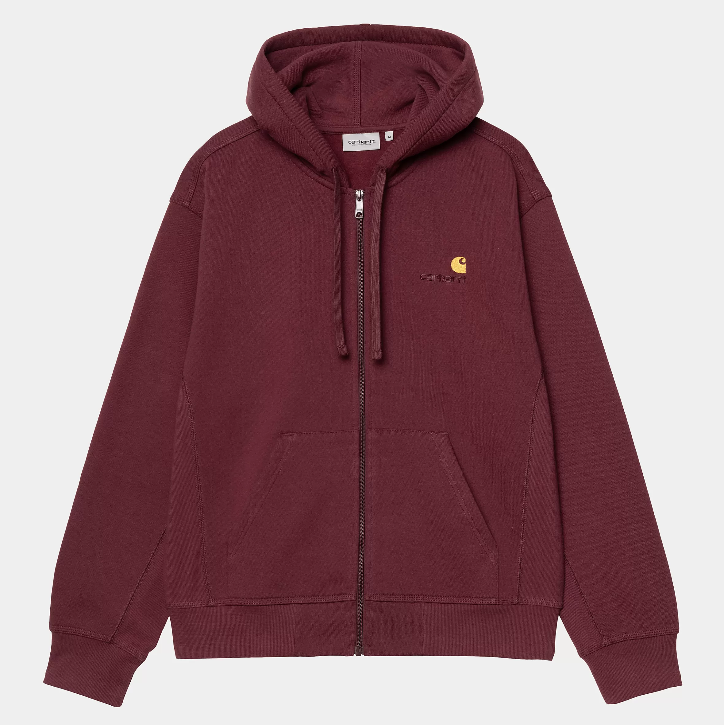 Sweats | Carhartt WIP Hooded American Script Jacket Malbec