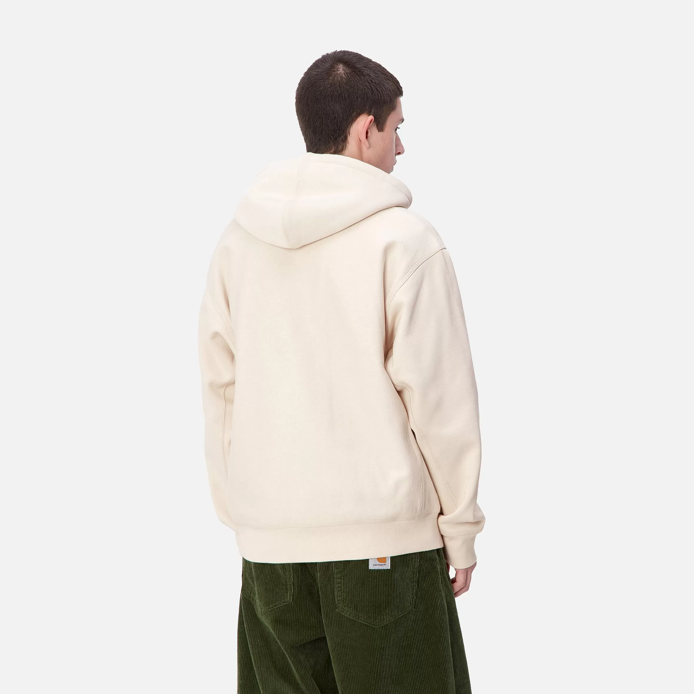 Sweats | Carhartt WIP Hooded American Script Sweatshirt Moonbeam