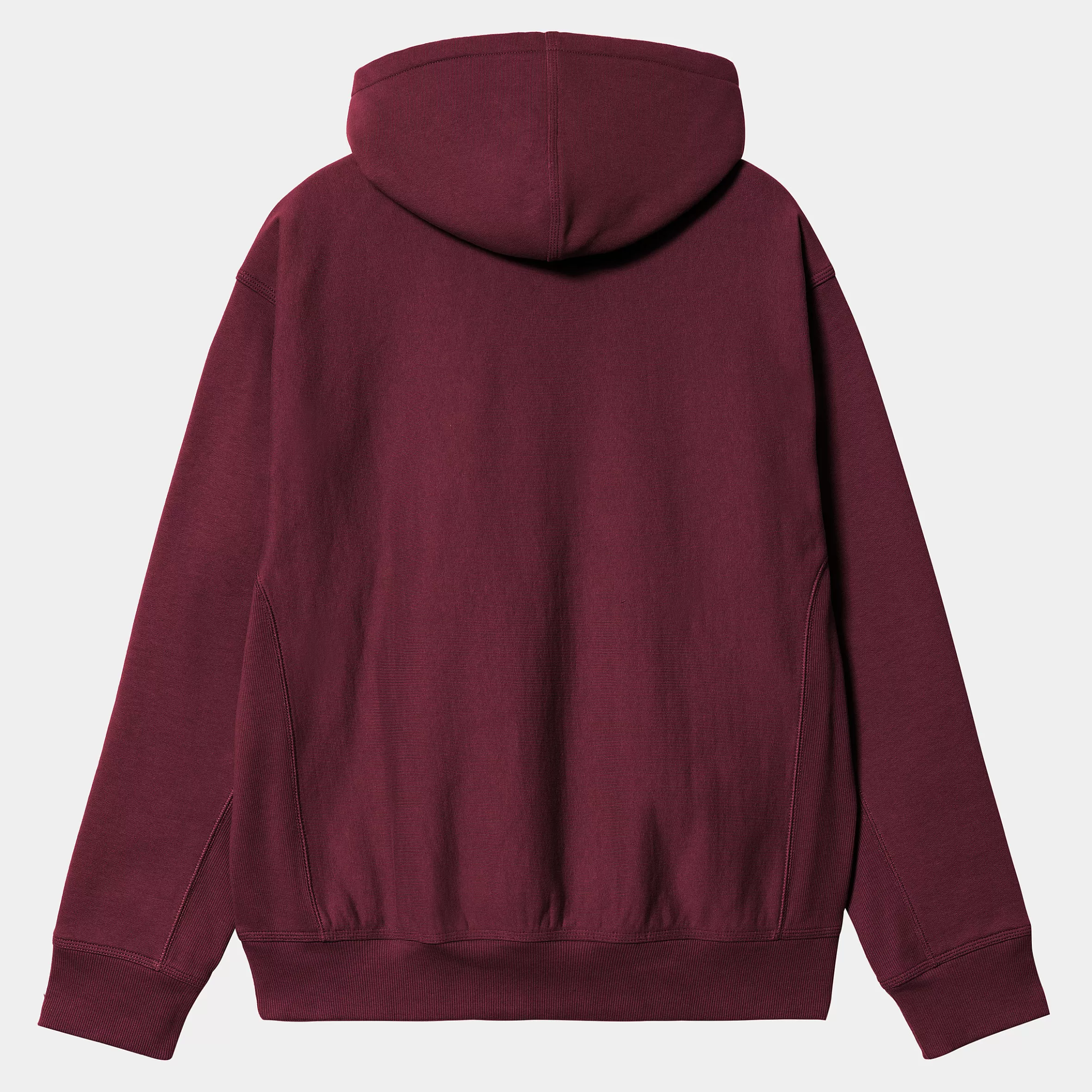 Sweats | Carhartt WIP Hooded American Script Sweatshirt Malbec