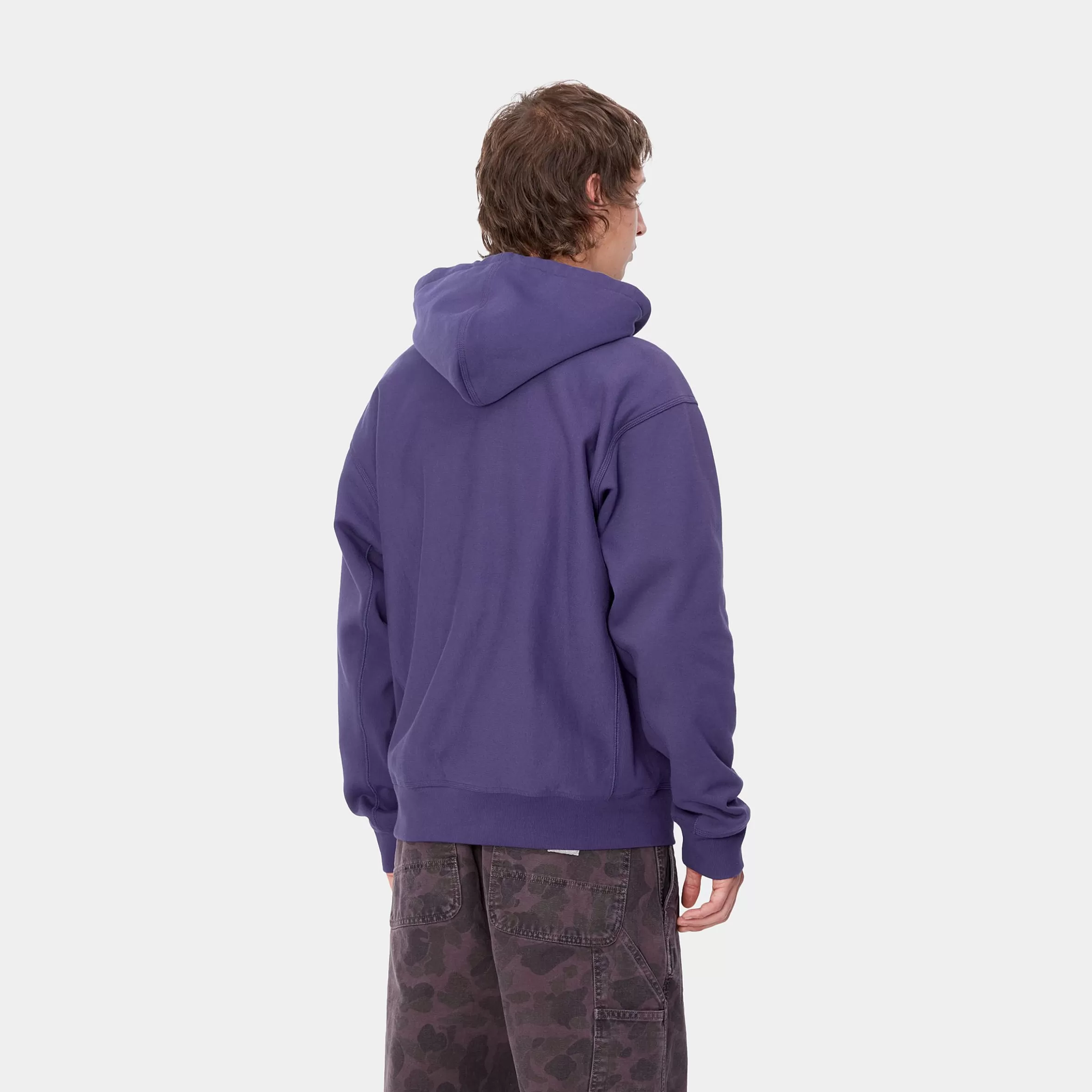 Sweats | Carhartt WIP Hooded American Script Sweatshirt Aura