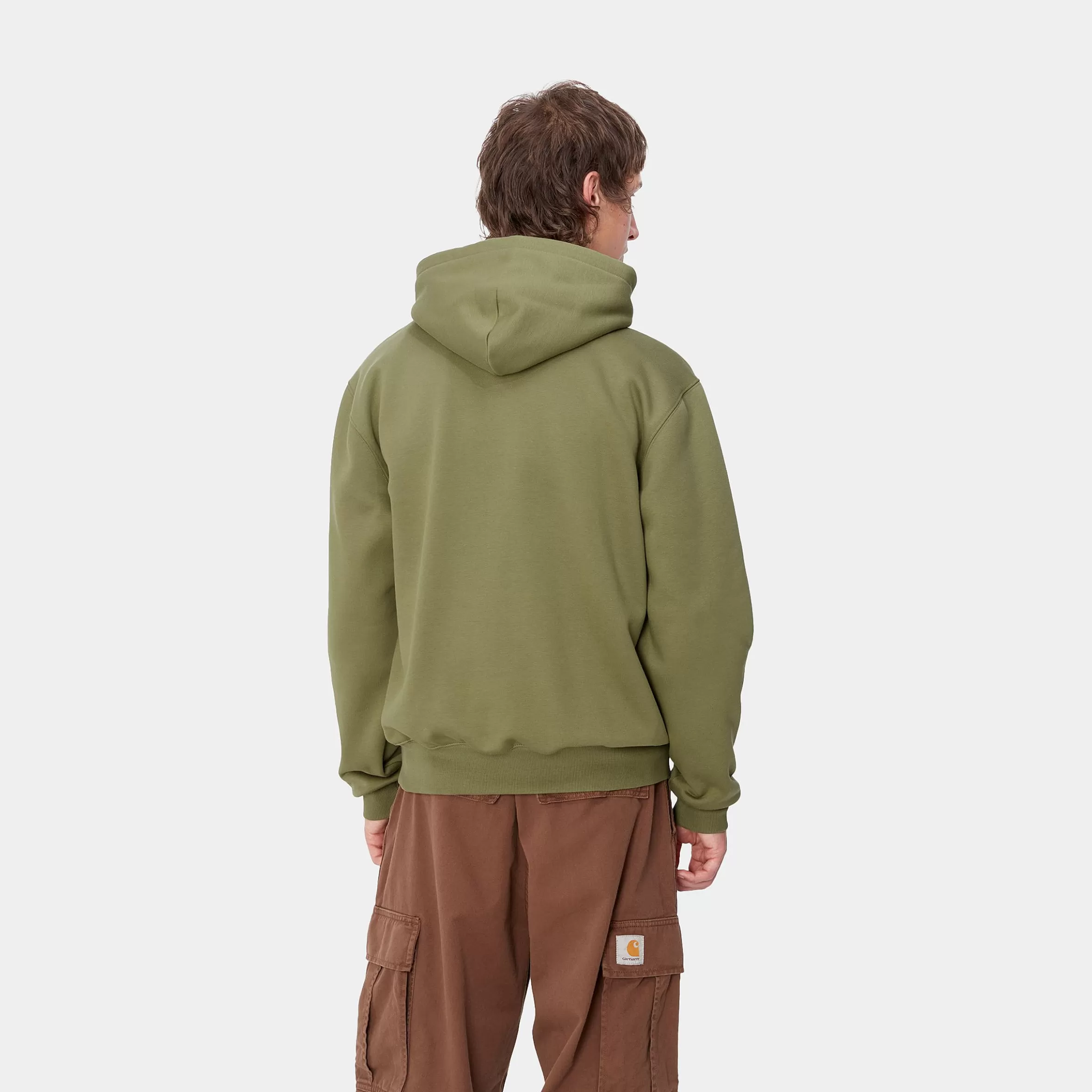 Sweats | Carhartt WIP Hooded Carhartt Sweatshirt Capulet / Aura