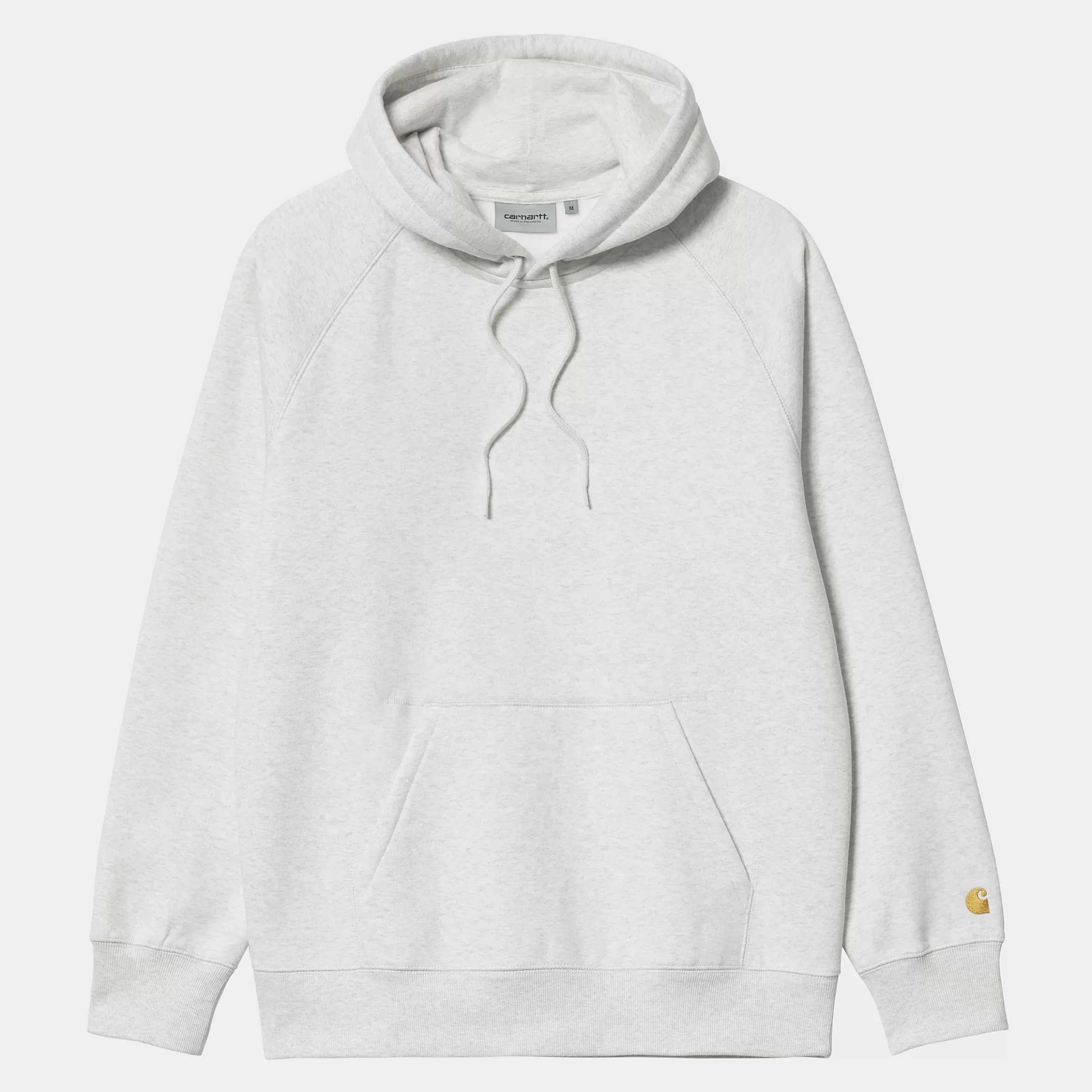 Sweats | Carhartt WIP Hooded Chase Sweatshirt Ash Heather / Gold