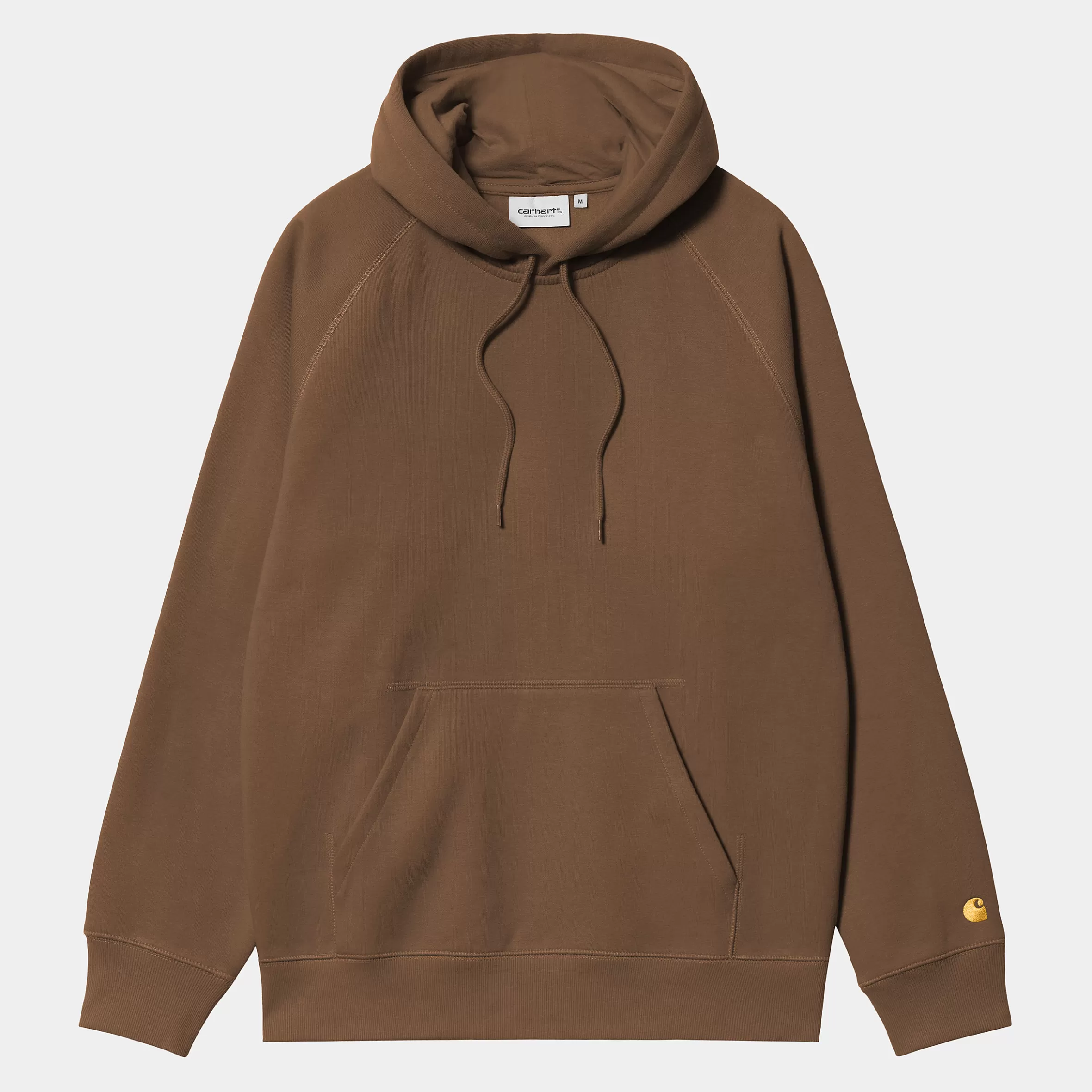 Sweats | Carhartt WIP Hooded Chase Sweatshirt Chocolate / Gold