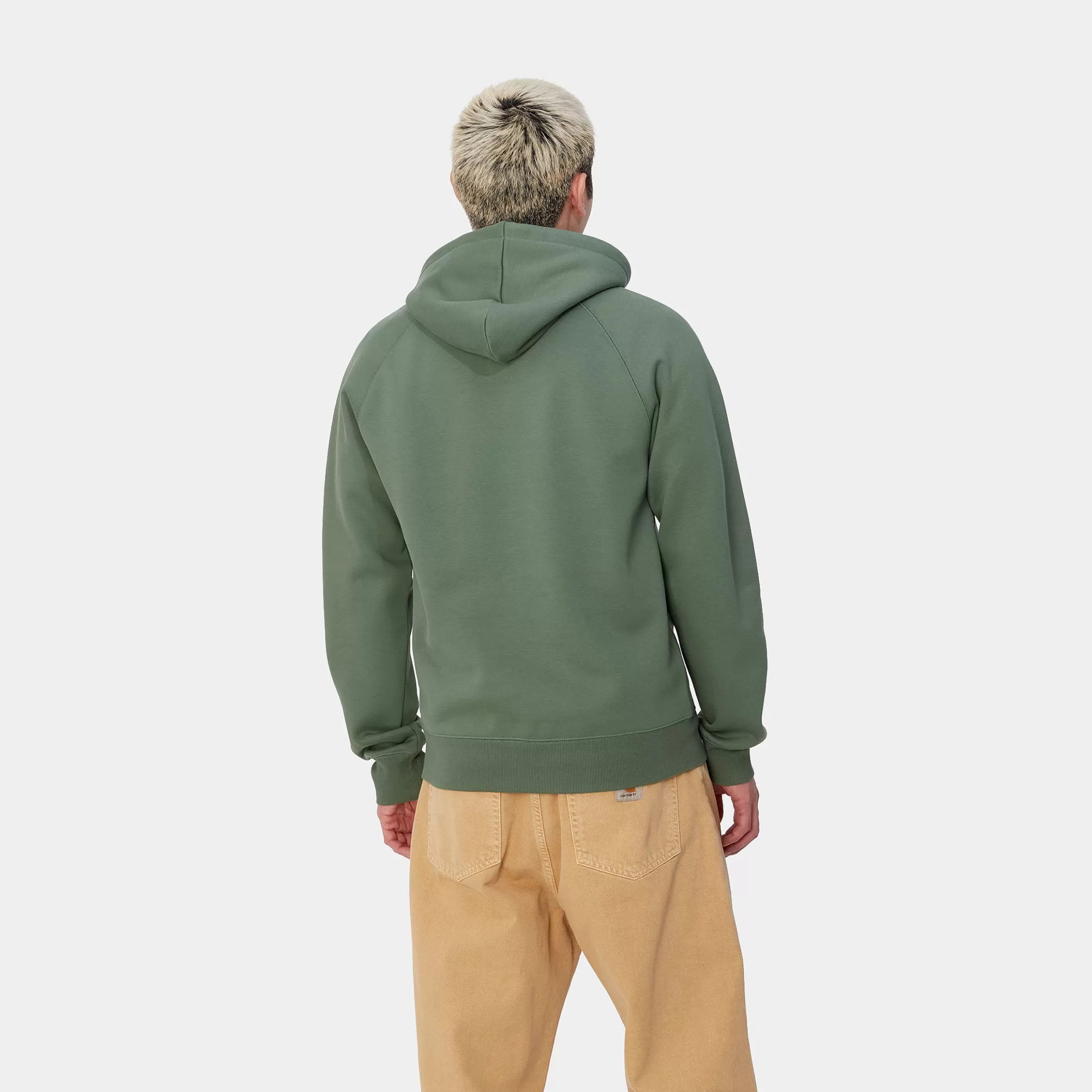 Sweats | Carhartt WIP Hooded Chase Sweatshirt Duck Green / Gold