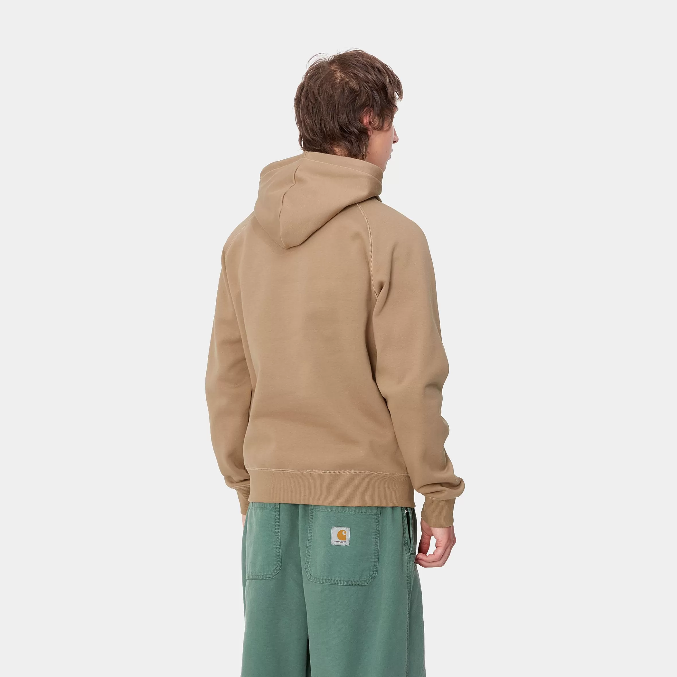 Sweats | Carhartt WIP Hooded Chase Sweatshirt Peanut / Gold