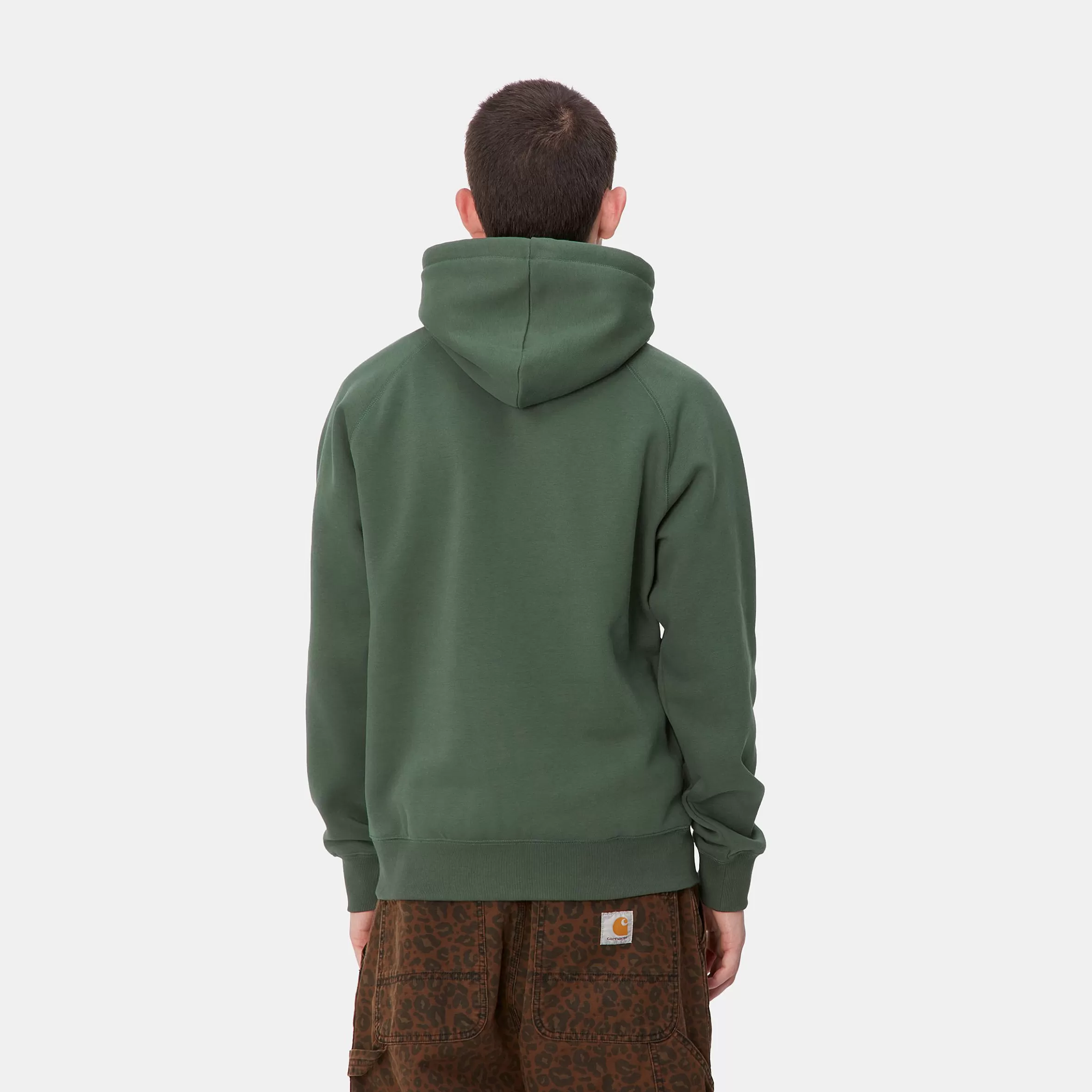 Sweats | Carhartt WIP Hooded Chase Sweatshirt Sycamore Tree / Gold