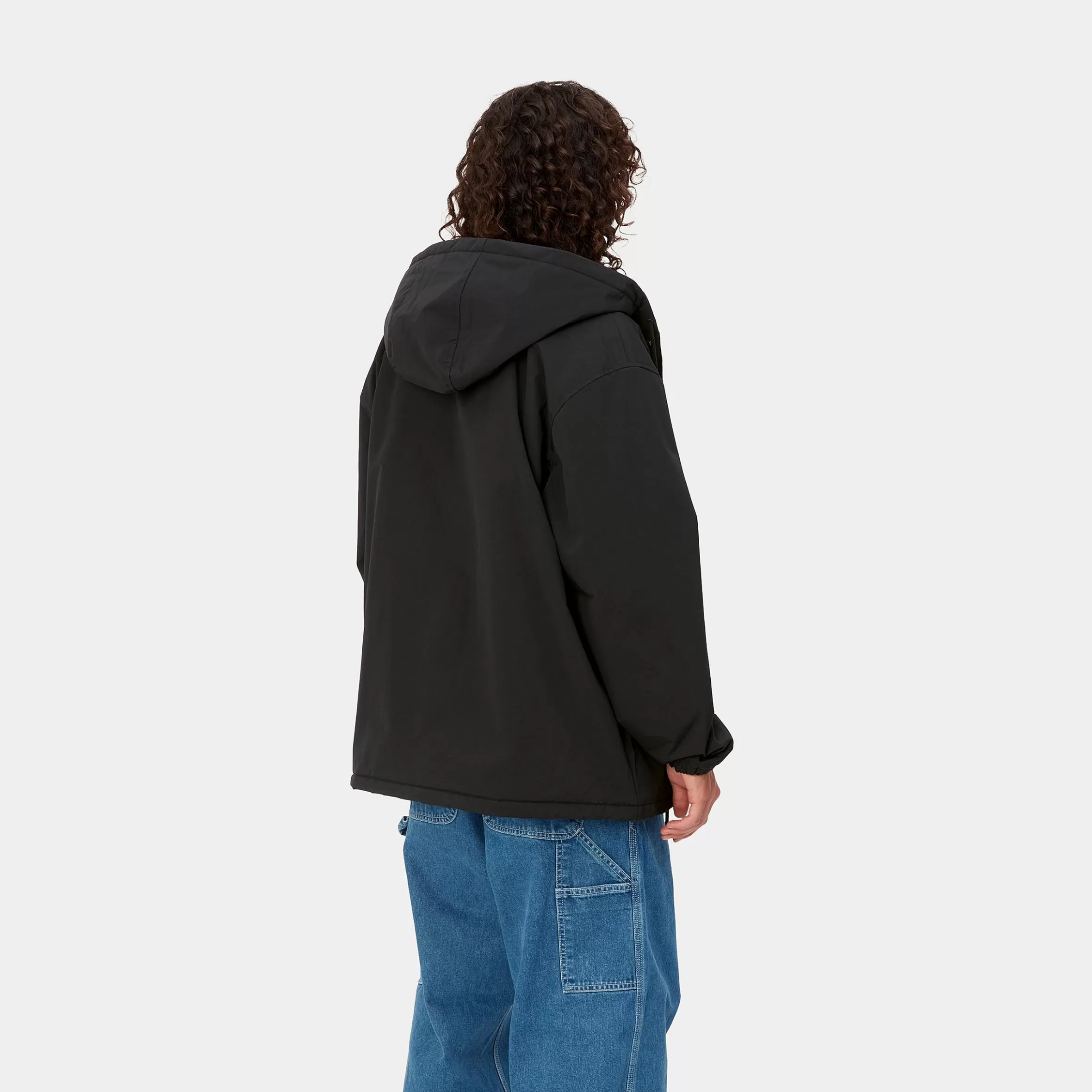 Blusões E Coletes | Carhartt WIP Hooded Coach Jacket Black / White