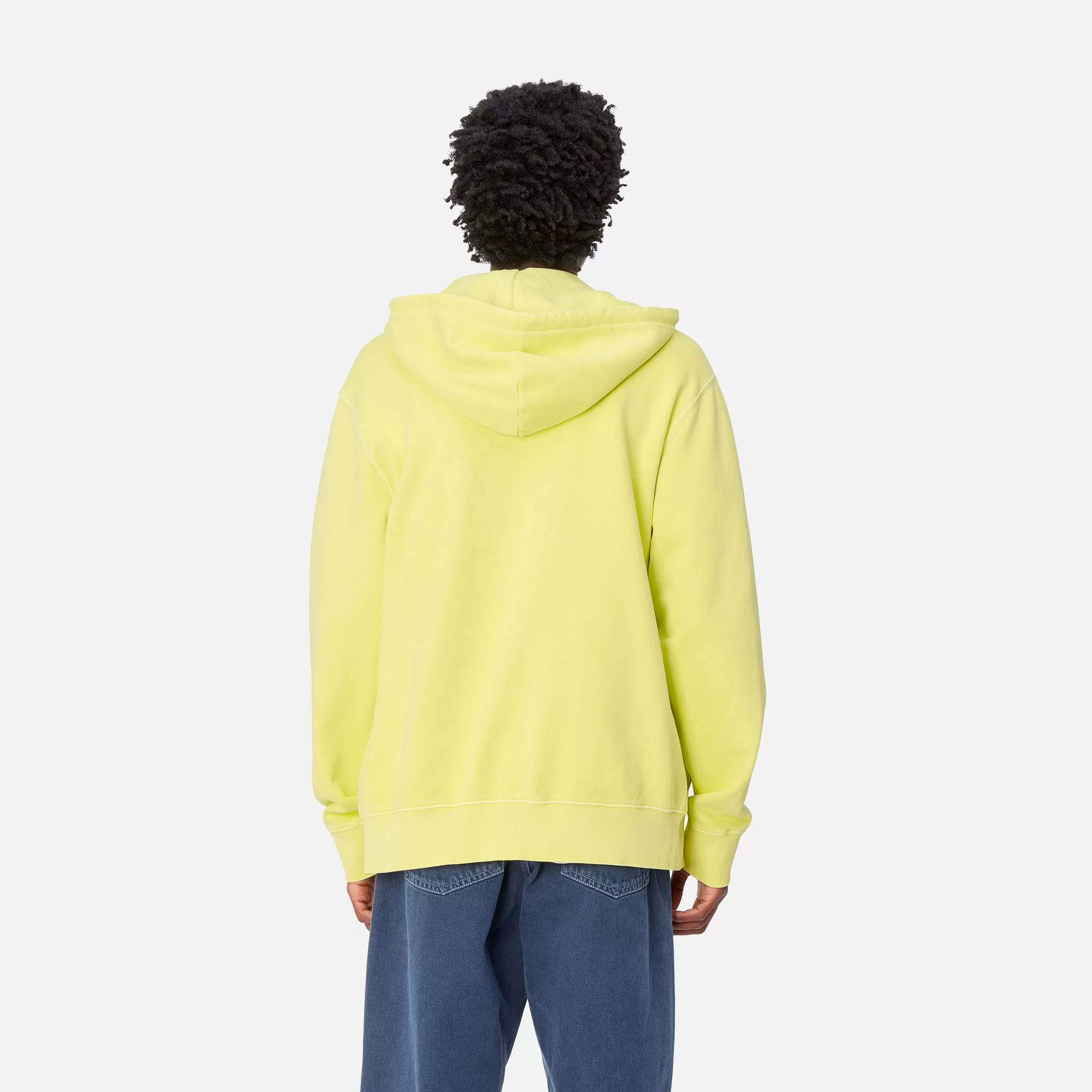 Sweats | Carhartt WIP Hooded Duster Script Jacket Arctic Lime