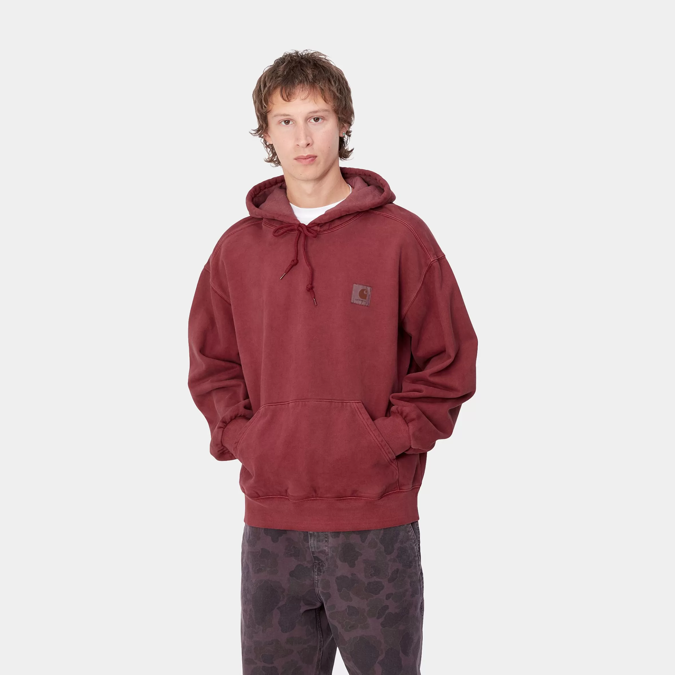 Sweats | Carhartt WIP Hooded Vista Sweat Scarlet