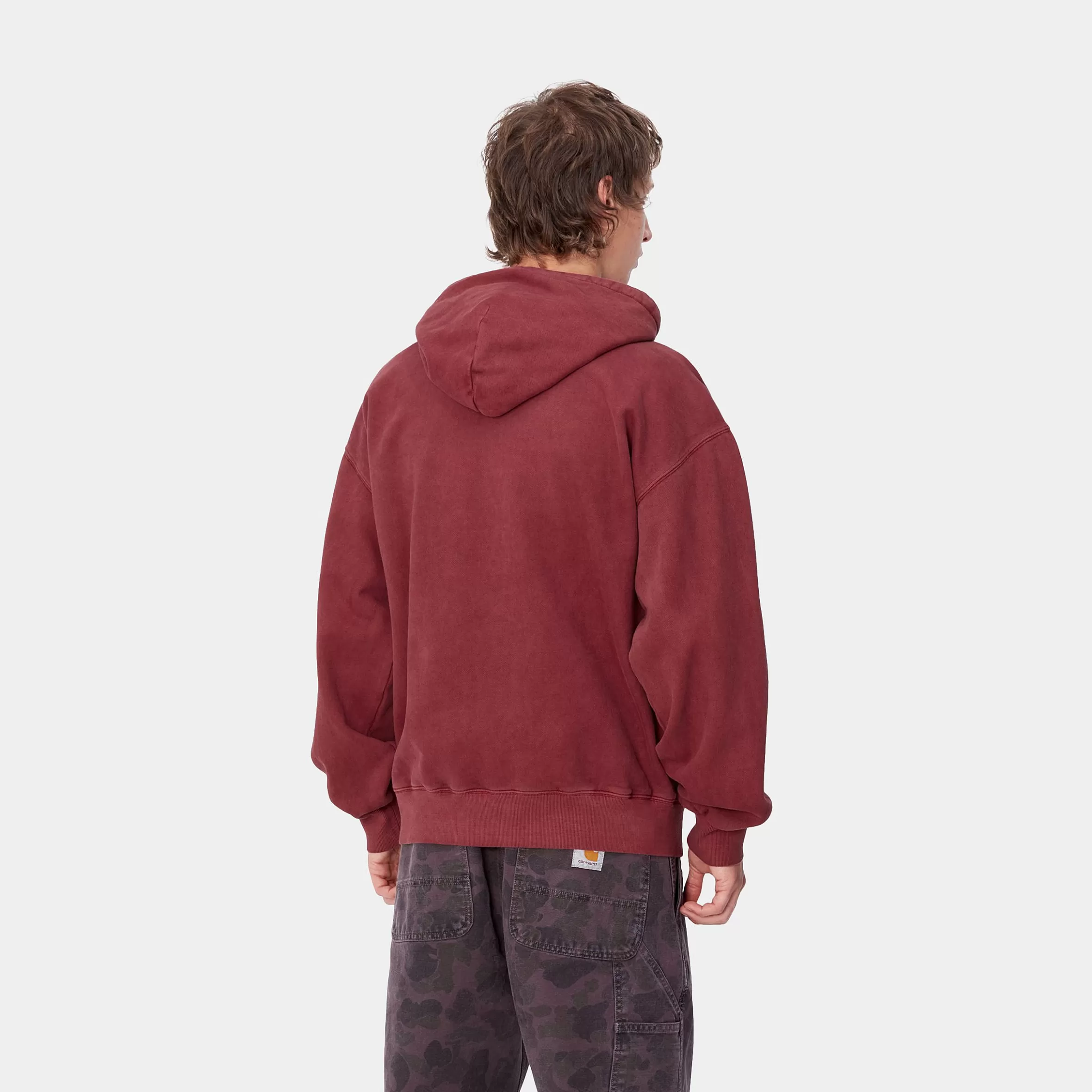 Sweats | Carhartt WIP Hooded Vista Sweat Scarlet