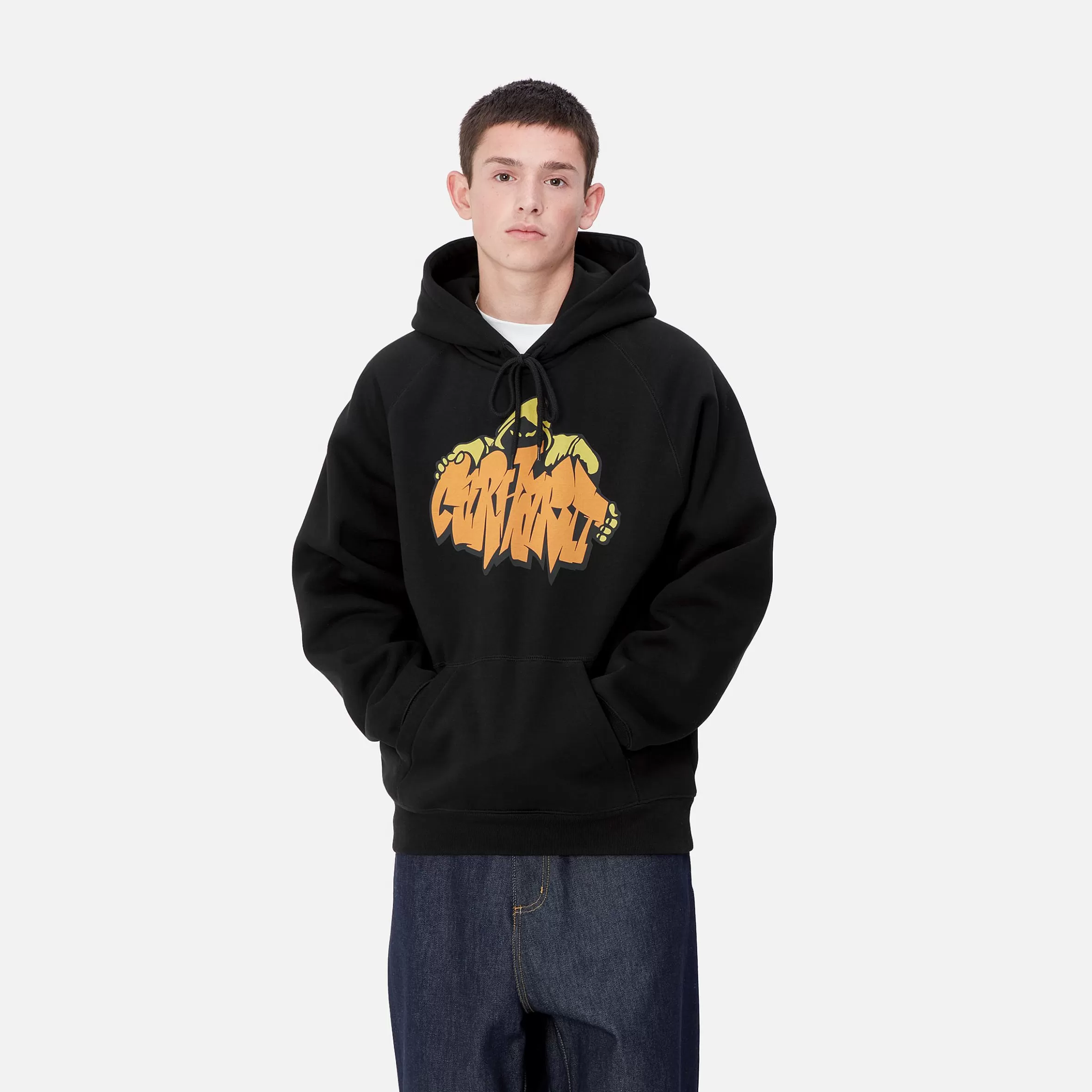 Sweats | Carhartt WIP Hooded Yute Sweat Black