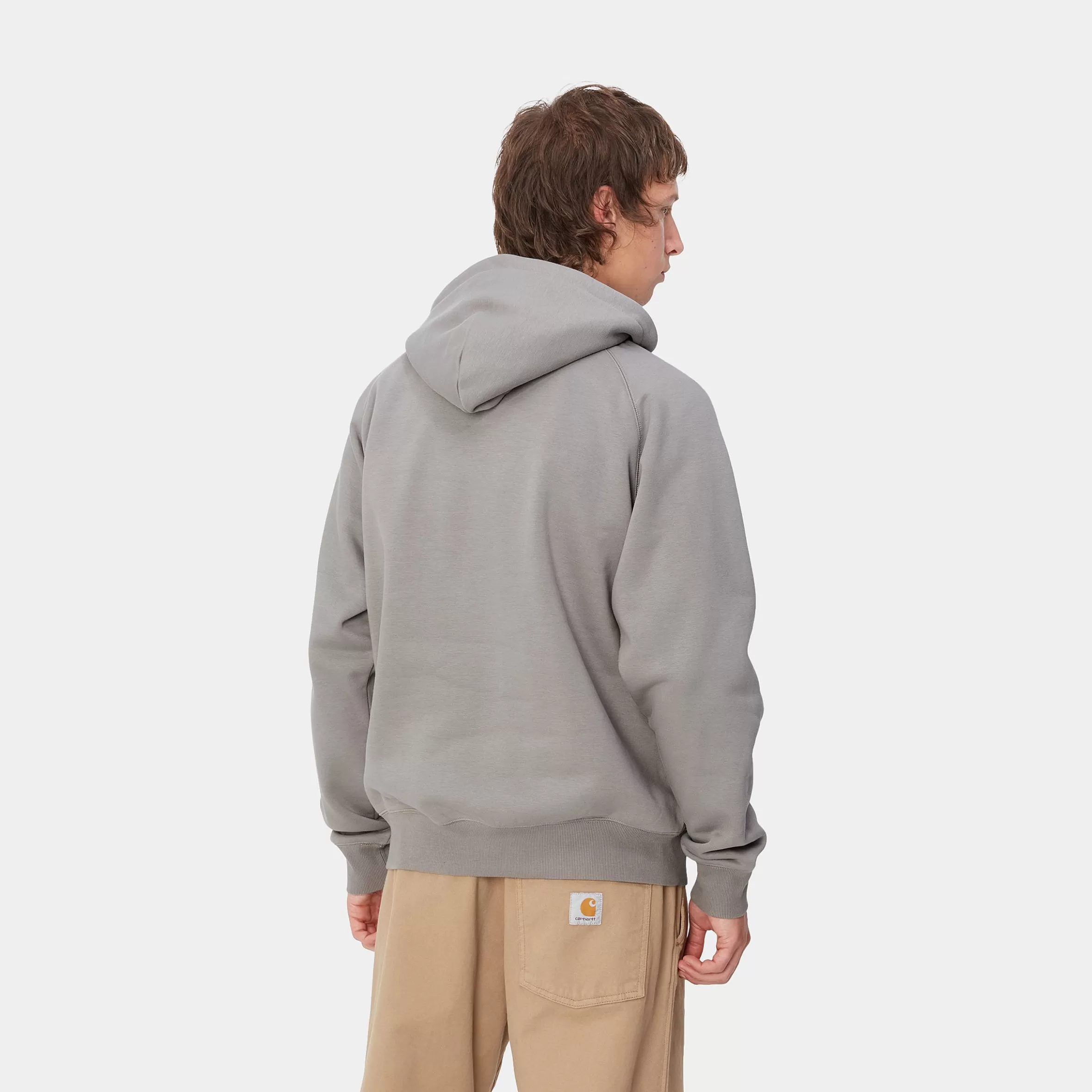 Sweats | Carhartt WIP Hooded Yute Sweat Misty Grey