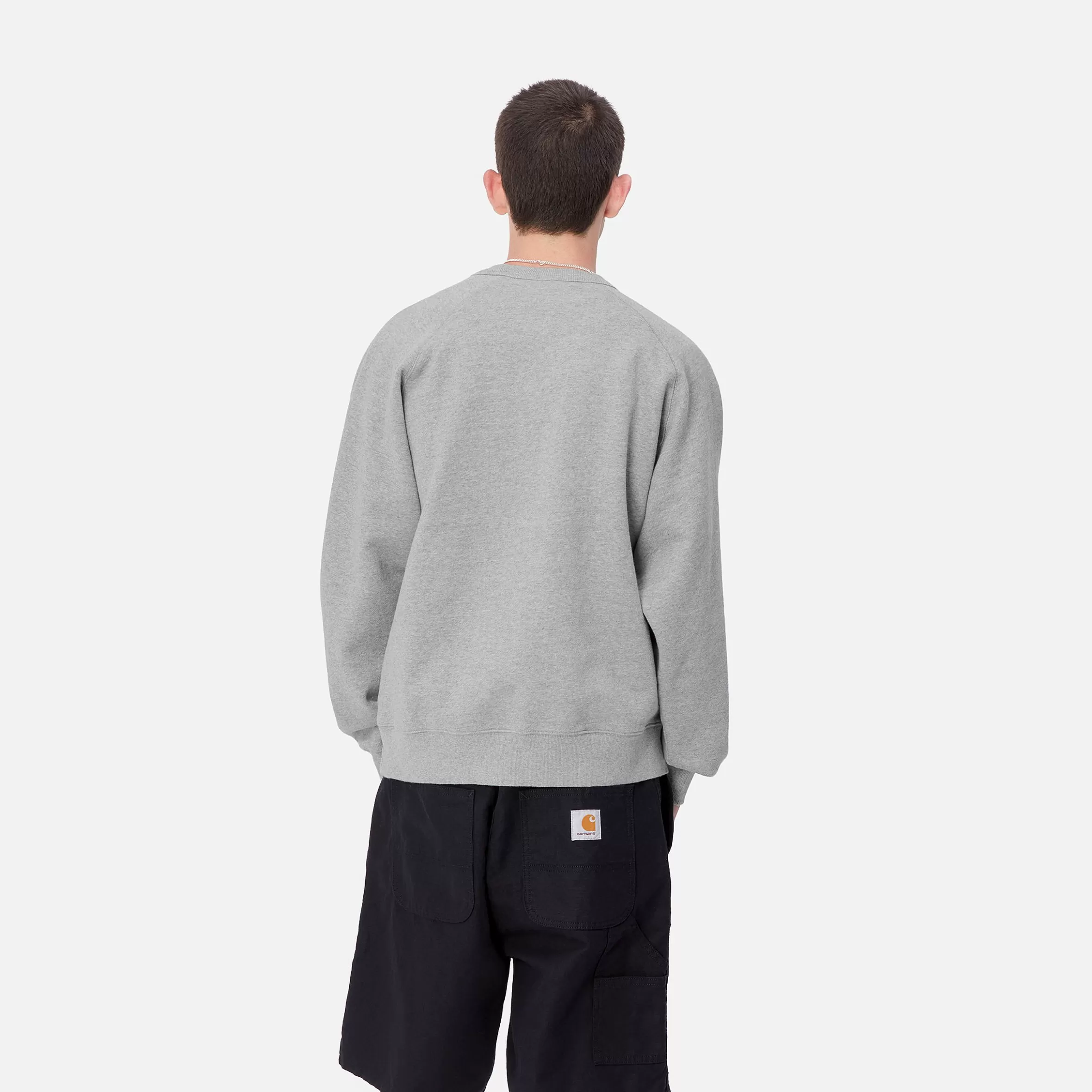 Sweats | Carhartt WIP Lazy Duck Academy Sweat Grey Heather