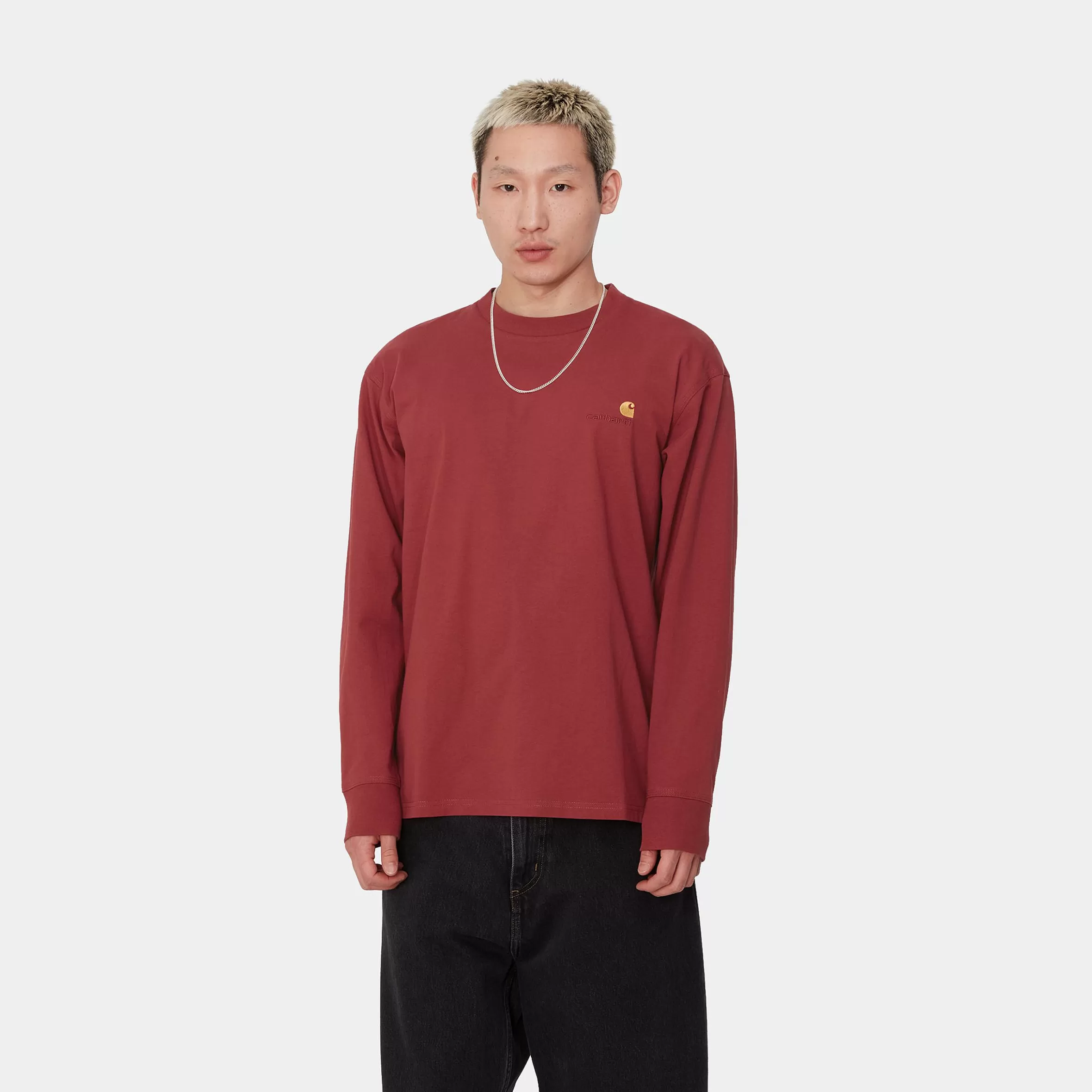 T-Shirts & Polos | Carhartt WIP L/S American Script T-Shirt Tuscany