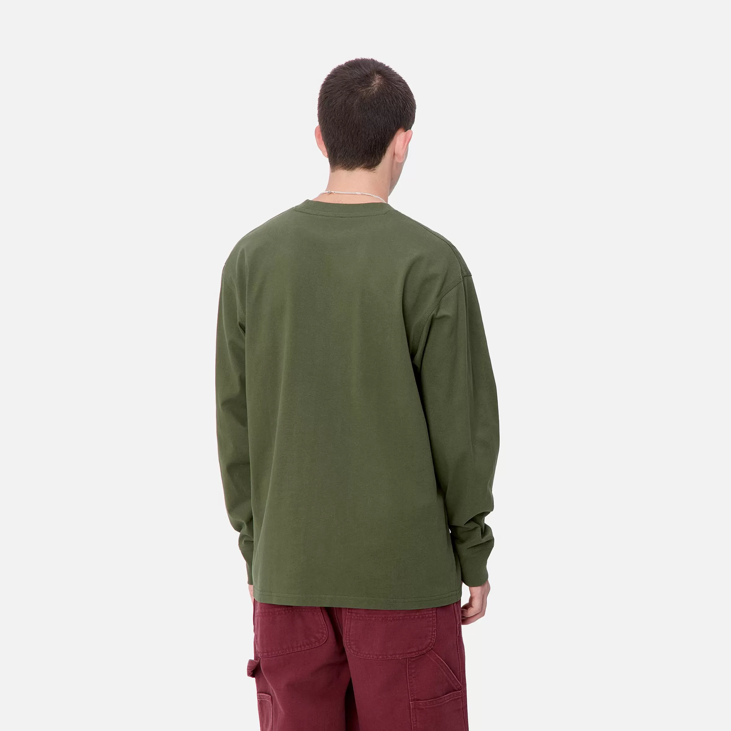 T-Shirts & Polos | Carhartt WIP L/S American Script T-Shirt Tarragon