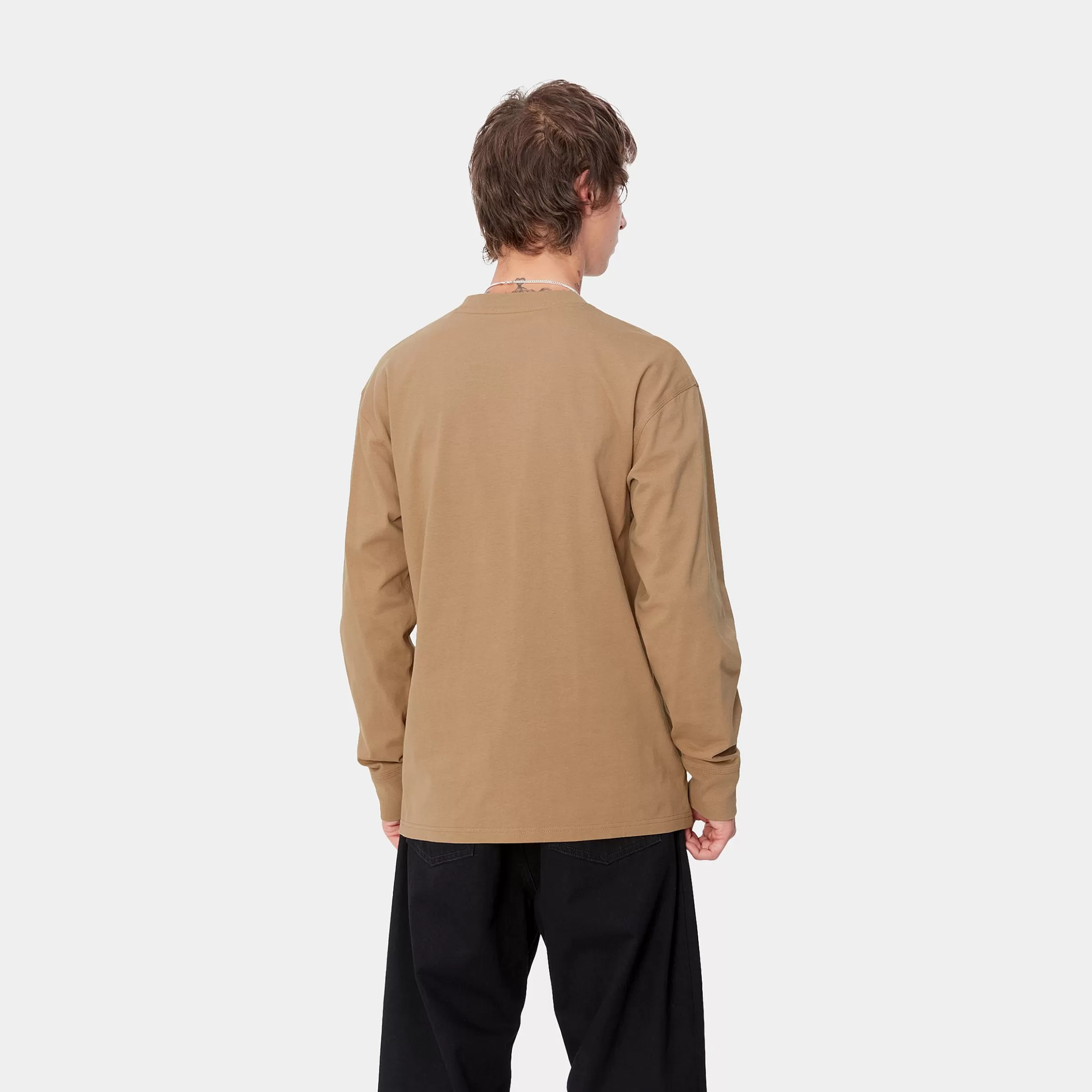 T-Shirts & Polos | Carhartt WIP L/S American Script T-Shirt Peanut