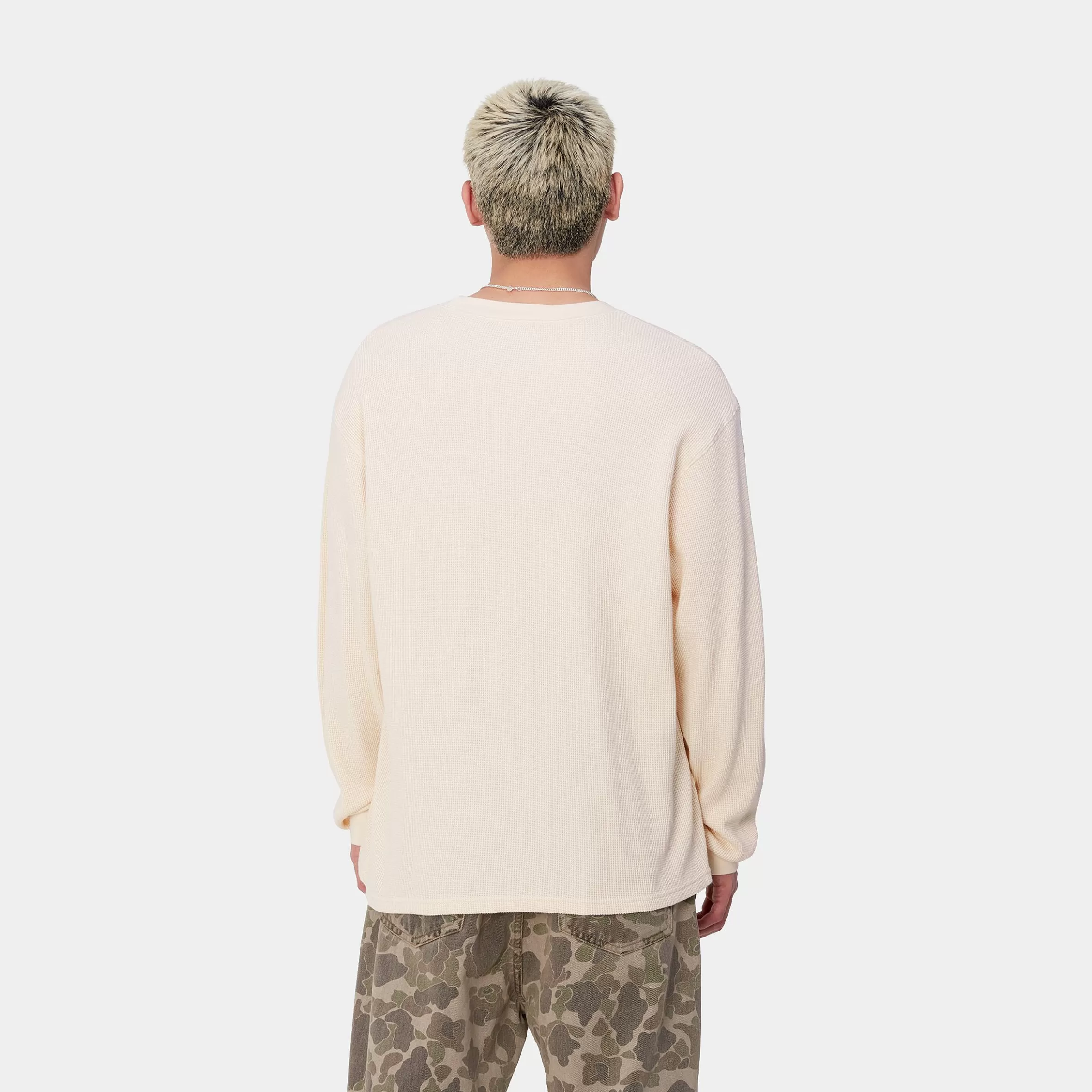 T-Shirts & Polos | Carhartt WIP L/S Basics Script T-Shirt Natural / Black