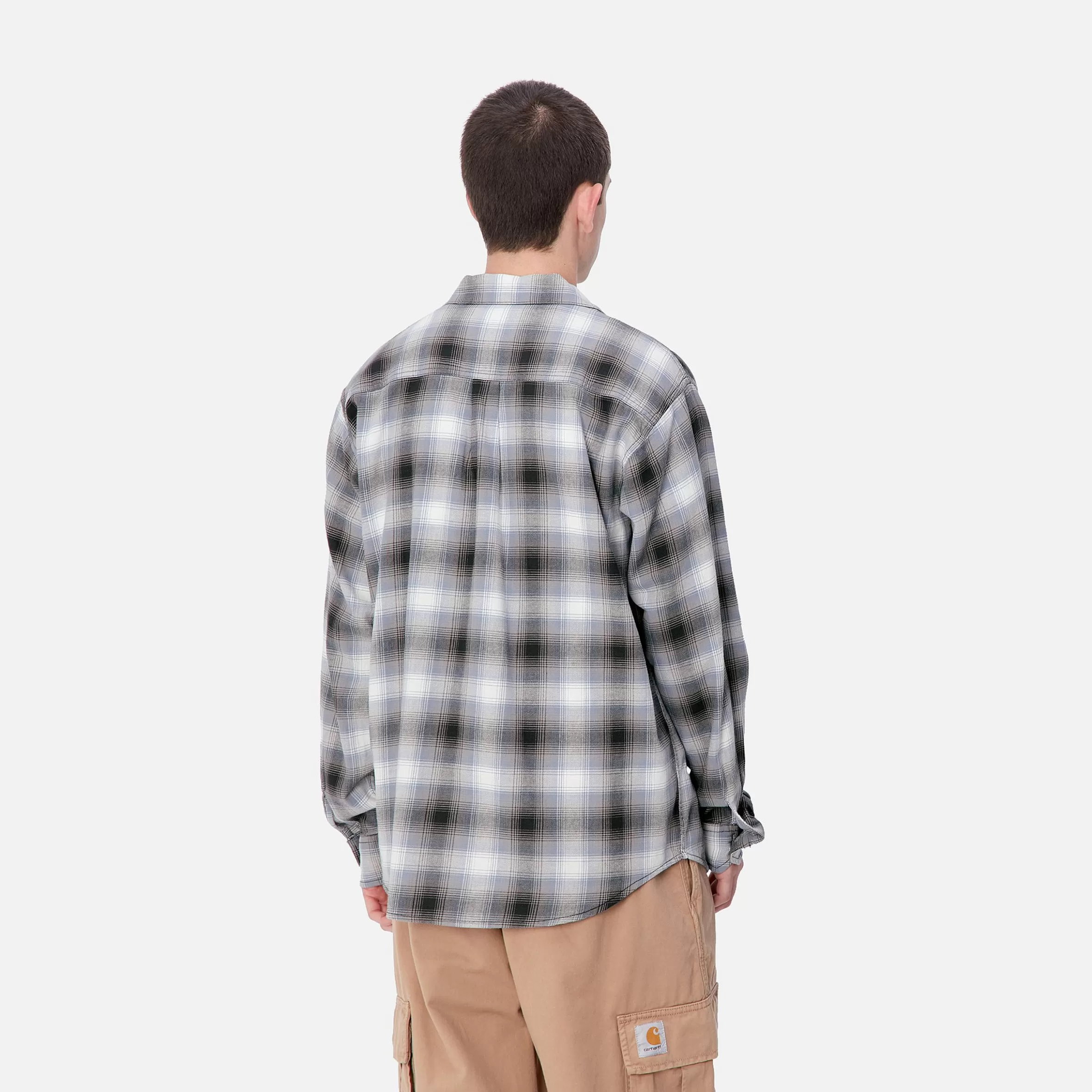 Camisas | Carhartt WIP L/S Blanchard Shirt Blanchard Check, Charm Blue