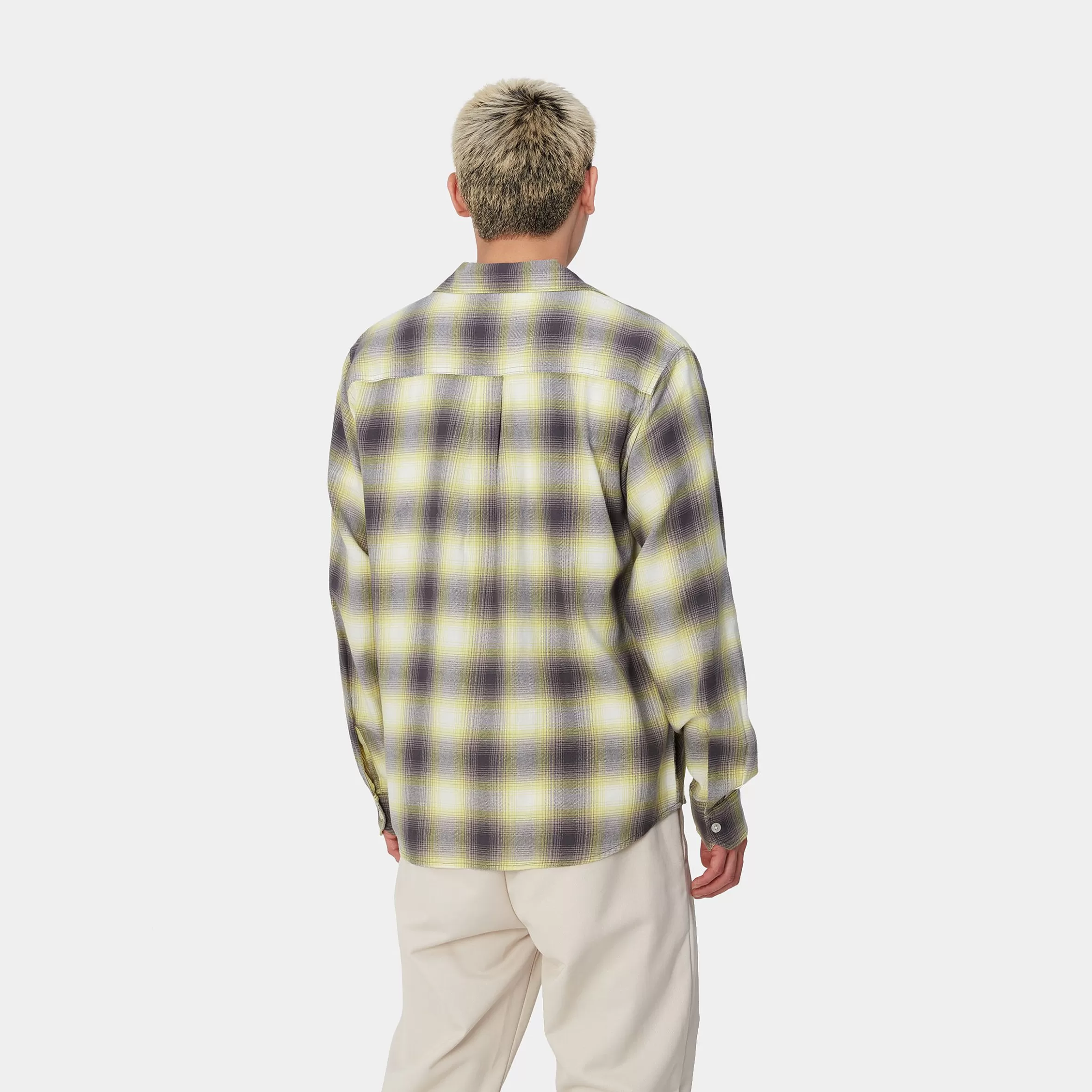 Camisas | Carhartt WIP L/S Blanchard Shirt Blanchard Check, Arctic Lime