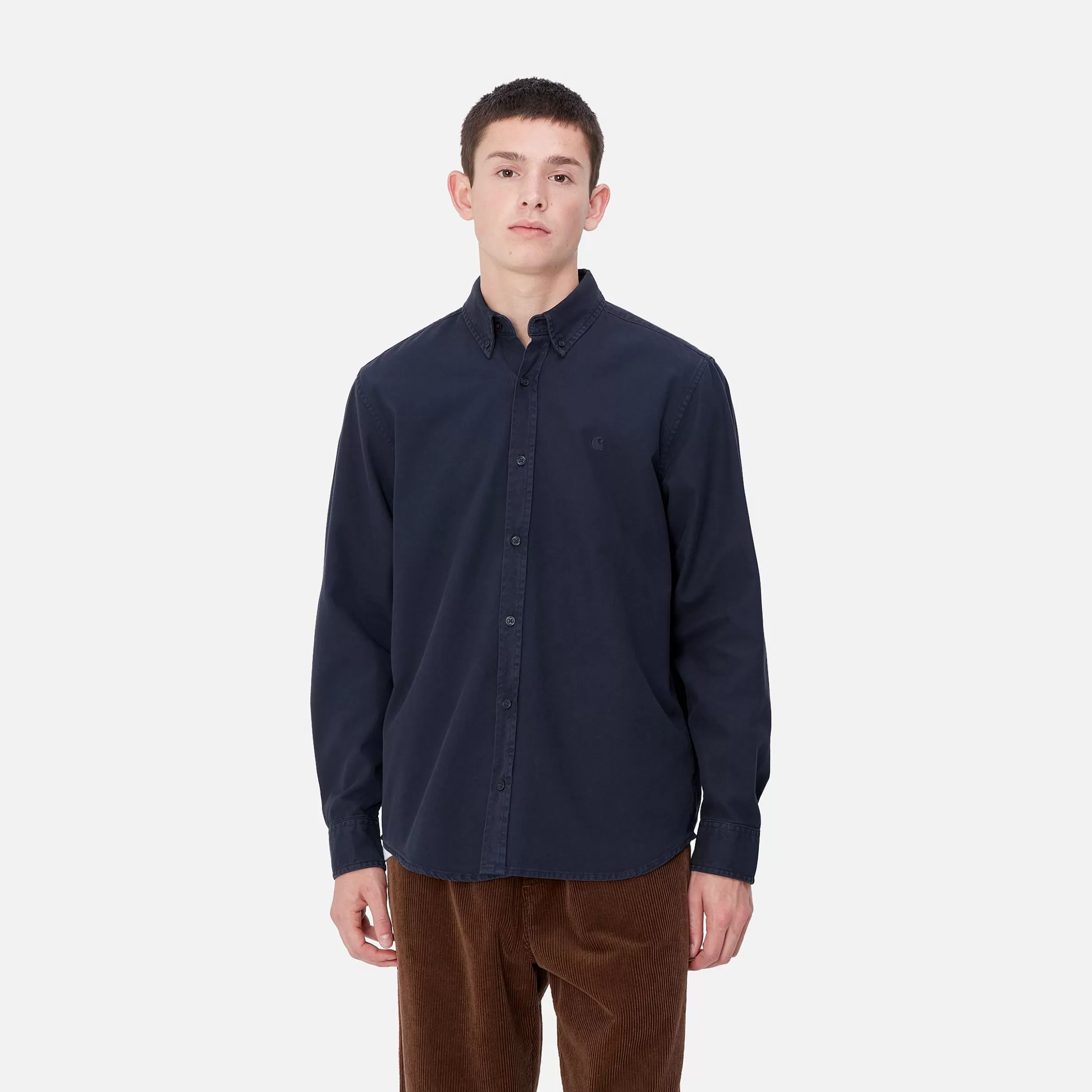 Camisas | Carhartt WIP L/S Bolton Shirt Air Force Blue