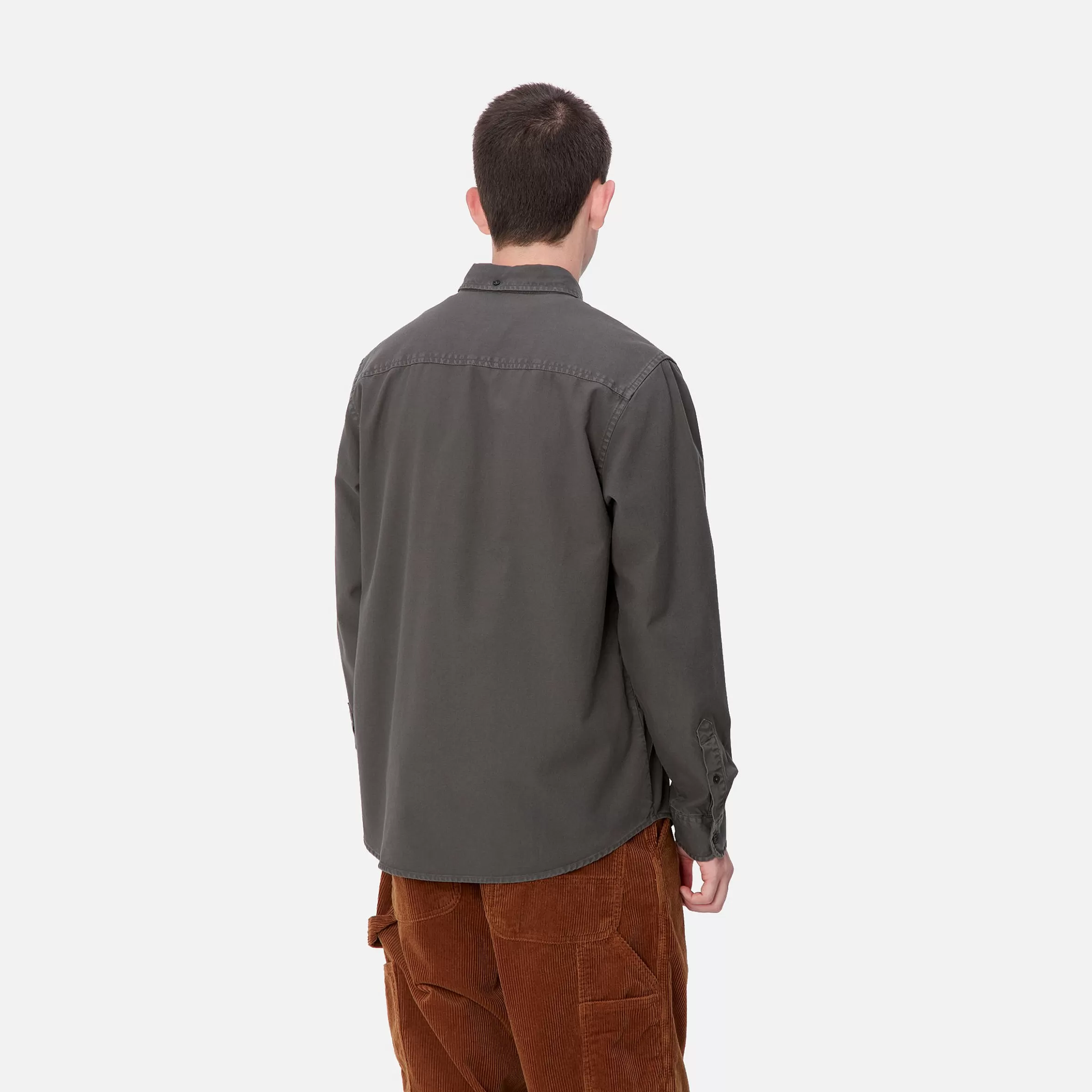 Camisas | Carhartt WIP L/S Bolton Shirt Graphite