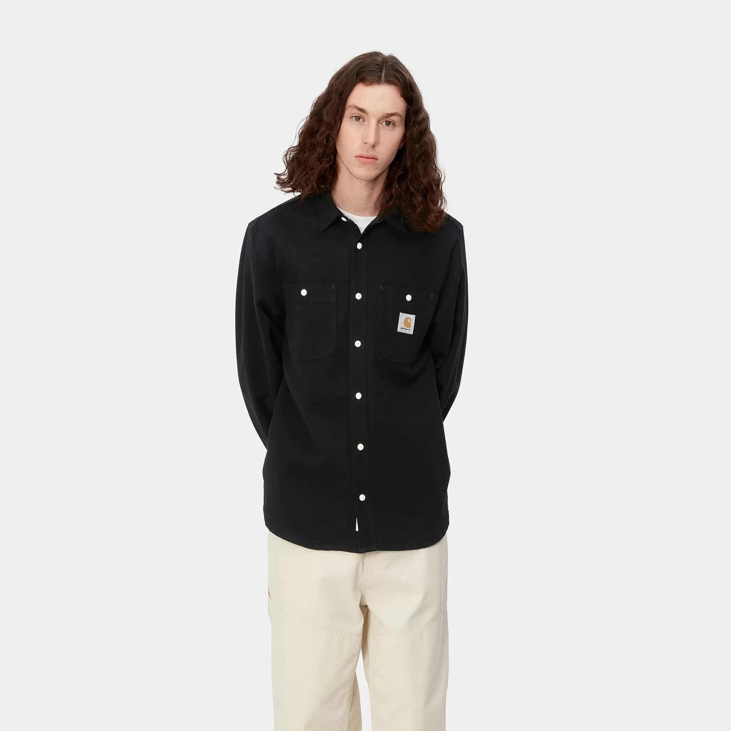 Camisas | Carhartt WIP L/S Clink Shirt Black