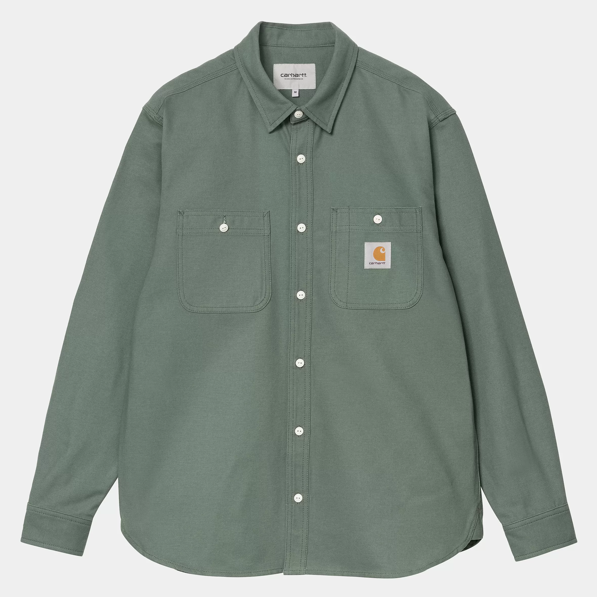 Camisas | Carhartt WIP L/S Clink Shirt Duck Green