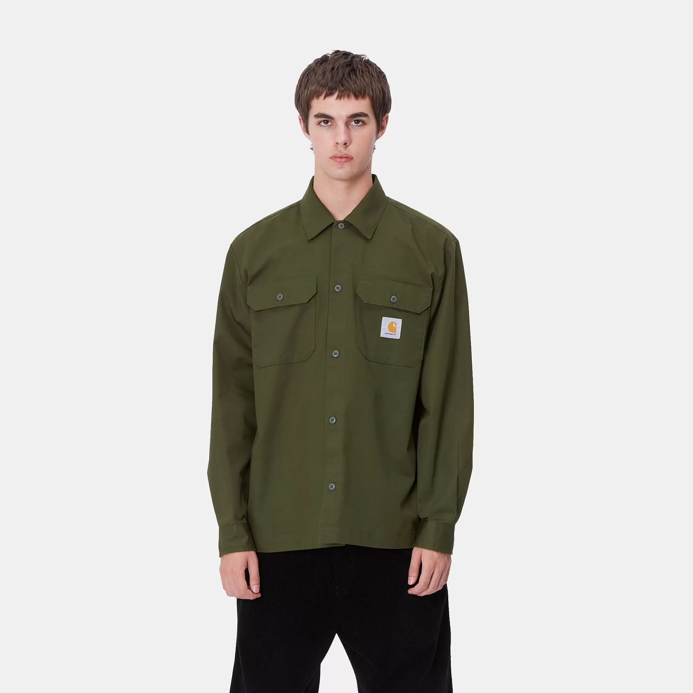 Camisas | Carhartt WIP L/S Craft Shirt Office Green