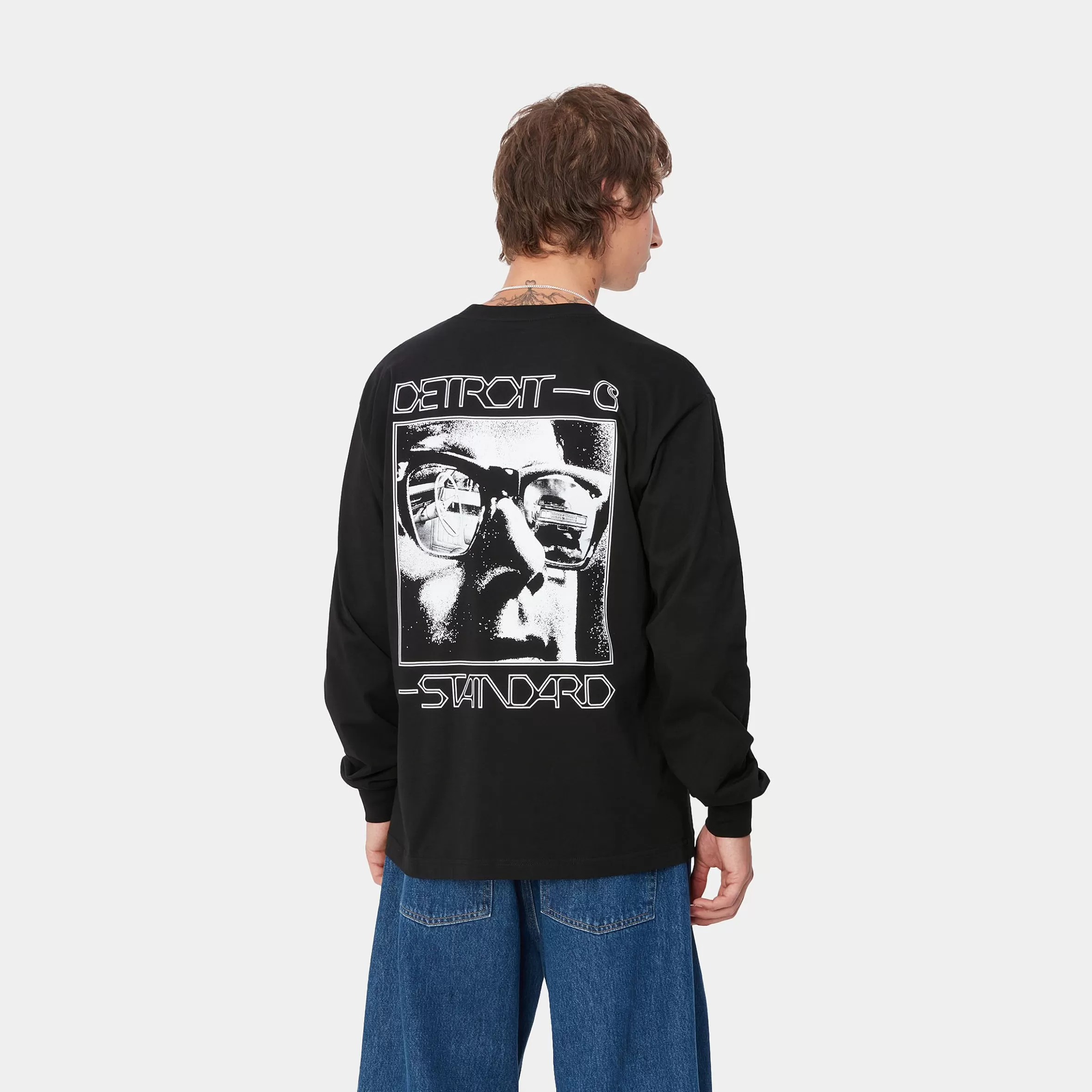 T-Shirts & Polos | Carhartt WIP L/S Detroit Standard T-Shirt Black / White