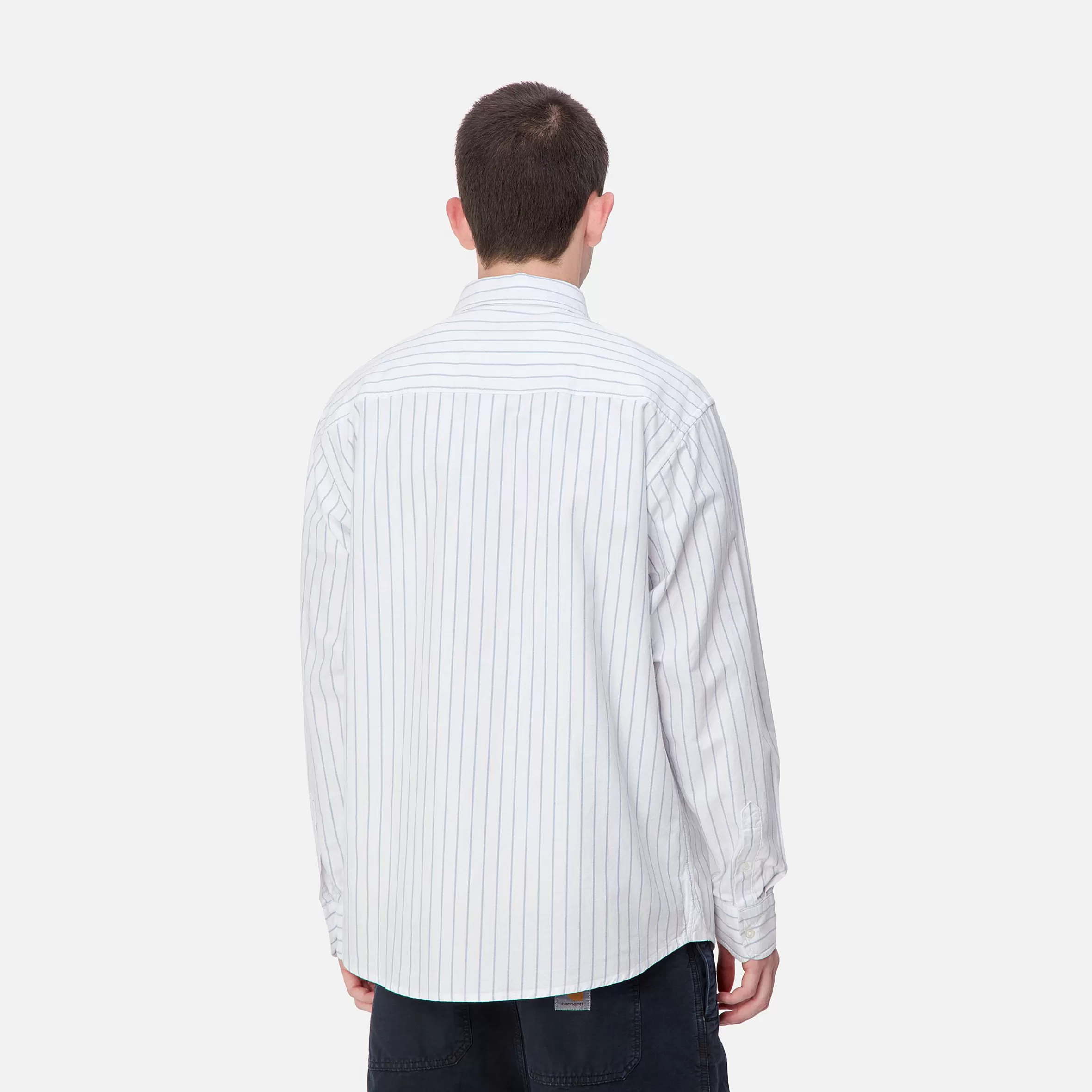 Camisas | Carhartt WIP L/S Dowlen Shirt Dowlen Stripe, White / White