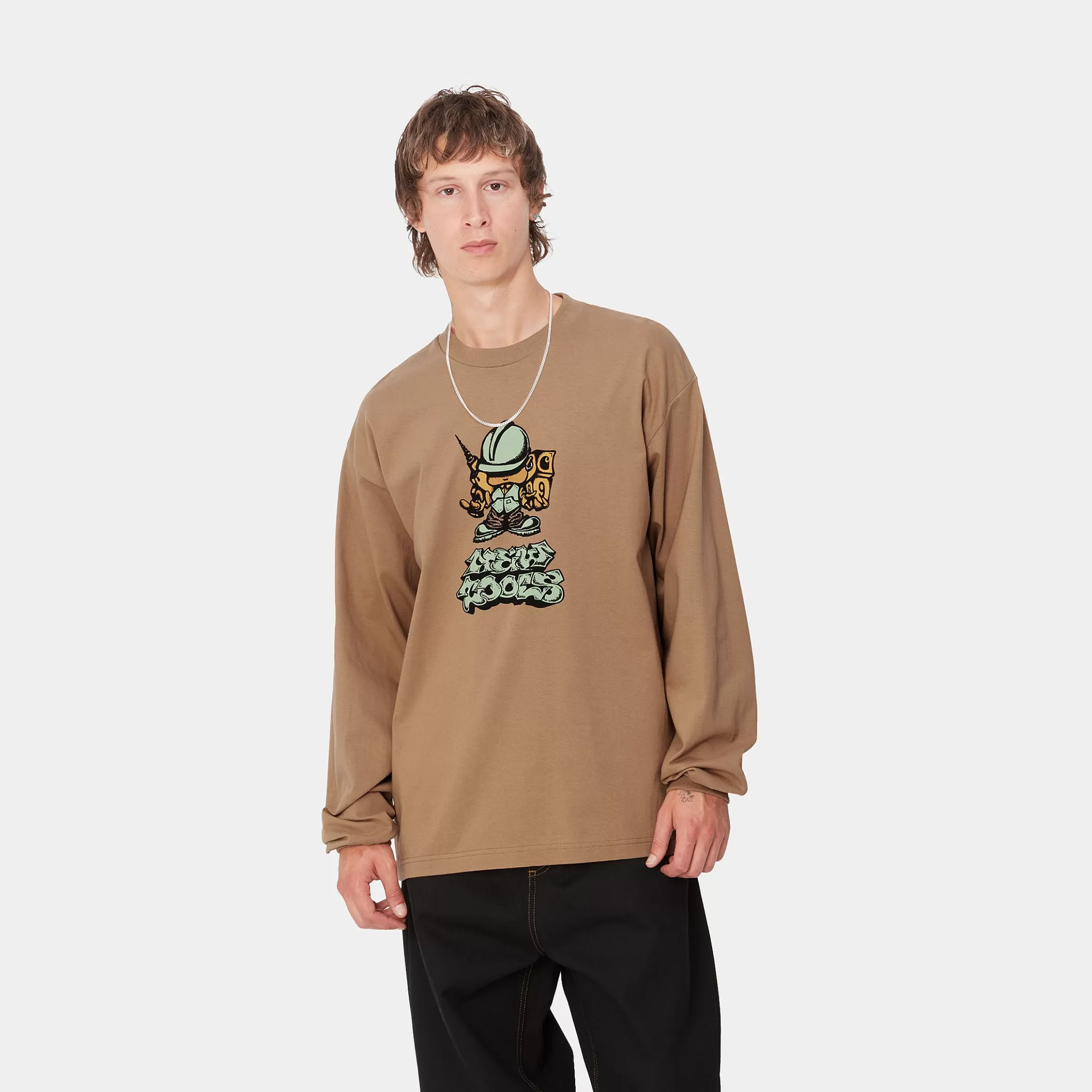 T-Shirts & Polos | Carhartt WIP L/S Drill Boy T-Shirt Peanut