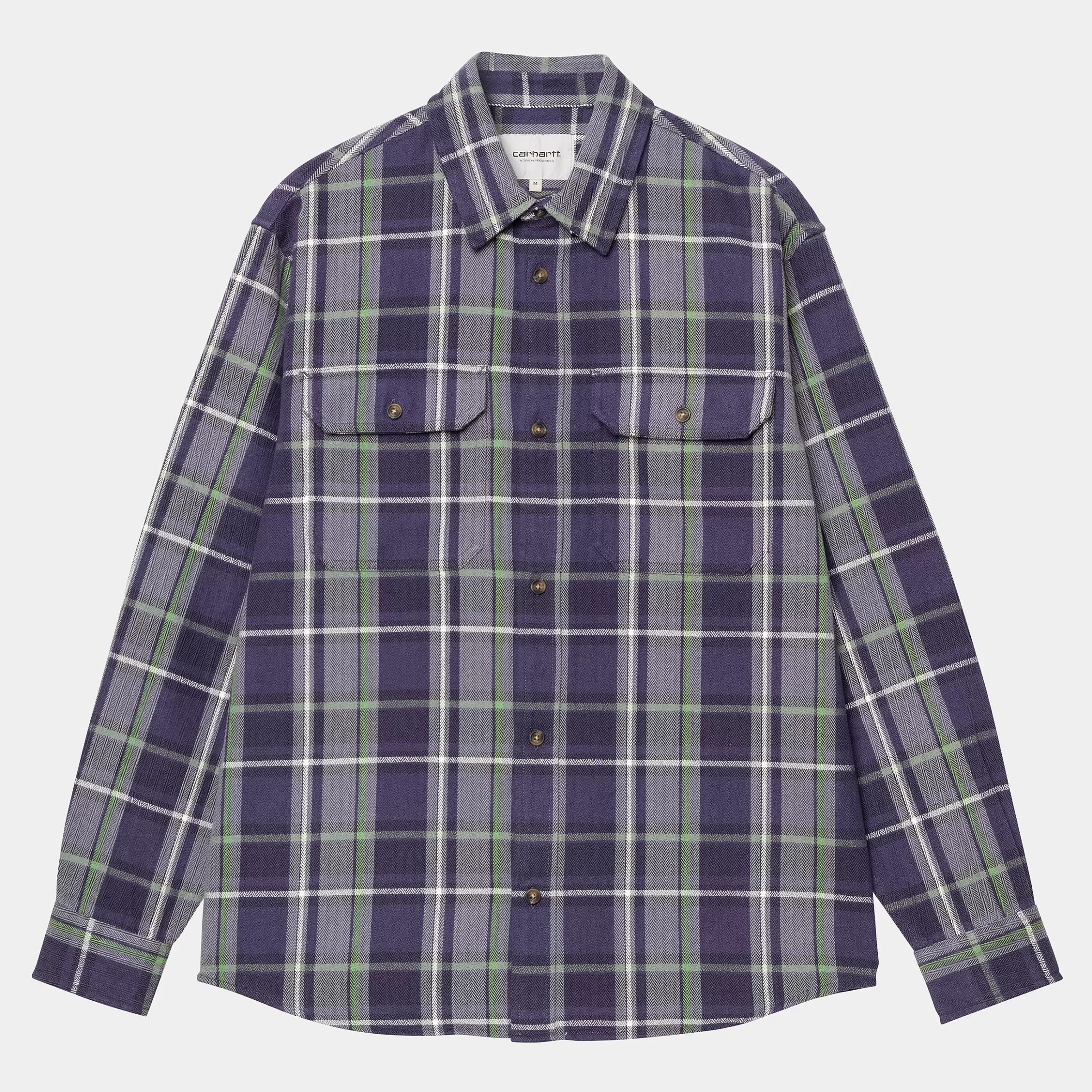 Camisas | Carhartt WIP L/S Hobart Shirt Hobart Check, Aura