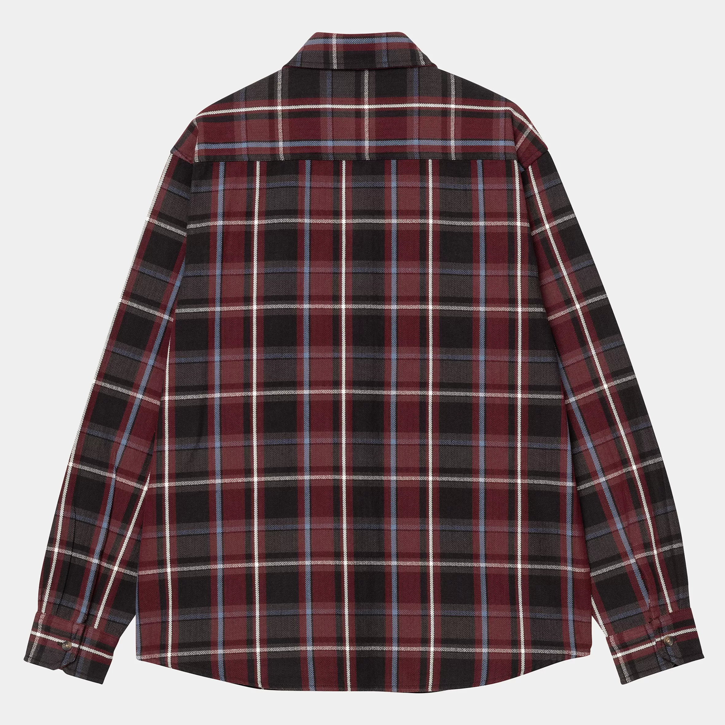 Camisas | Carhartt WIP L/S Hobart Shirt Hobart Check, Black