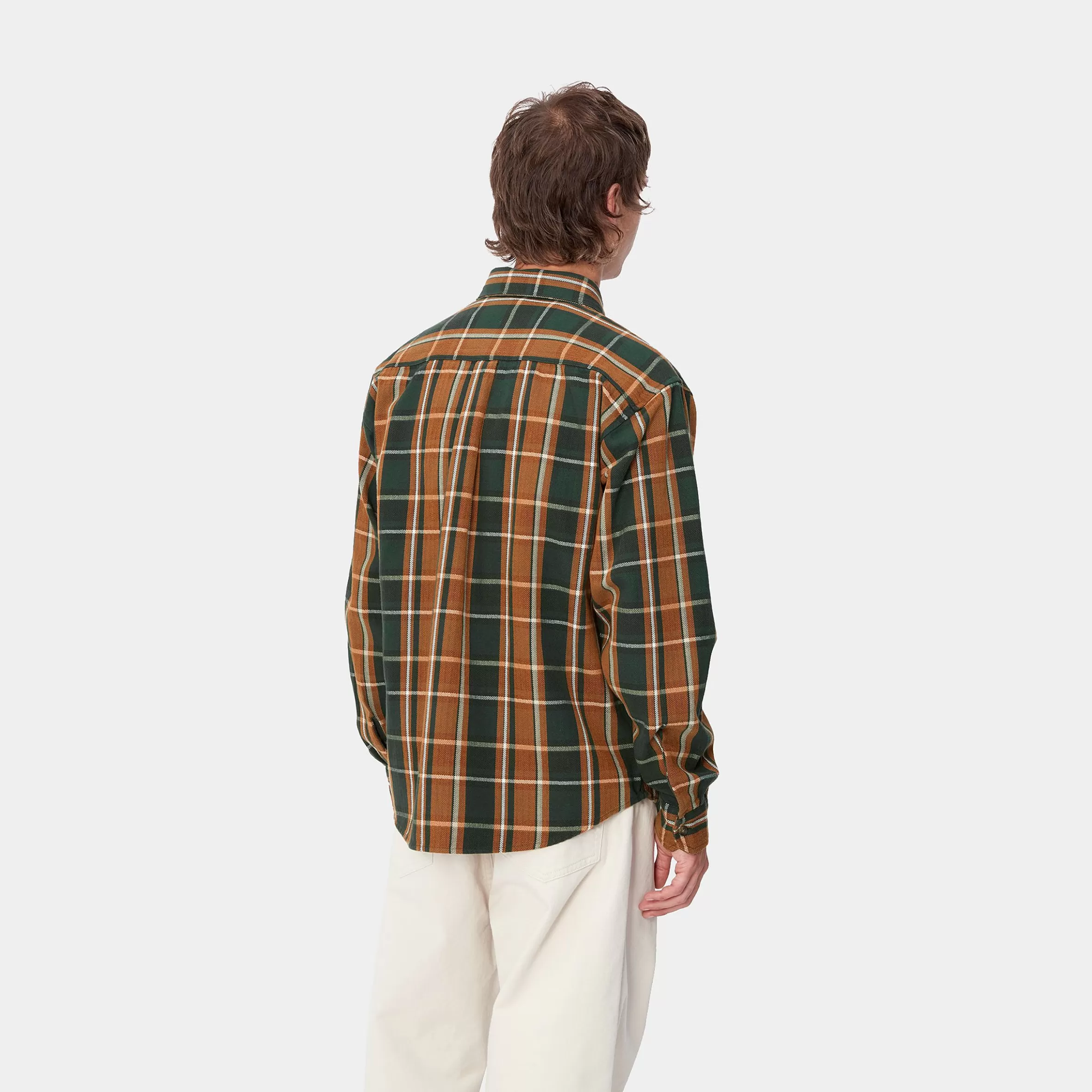 Camisas | Carhartt WIP L/S Hobart Shirt Hobart Check, Sycamore Tree