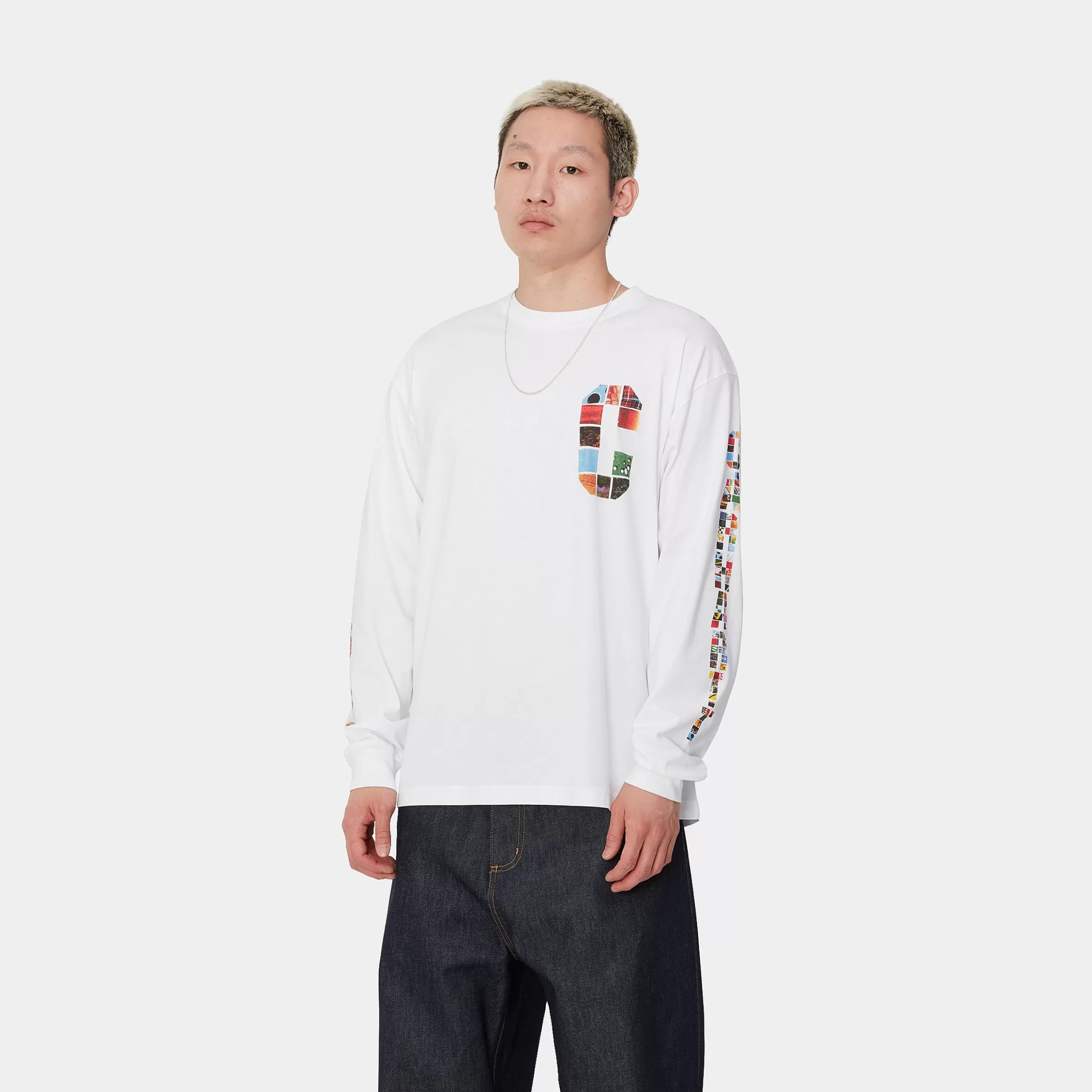 T-Shirts & Polos | Carhartt WIP L/S Machine 89 T-Shirt White