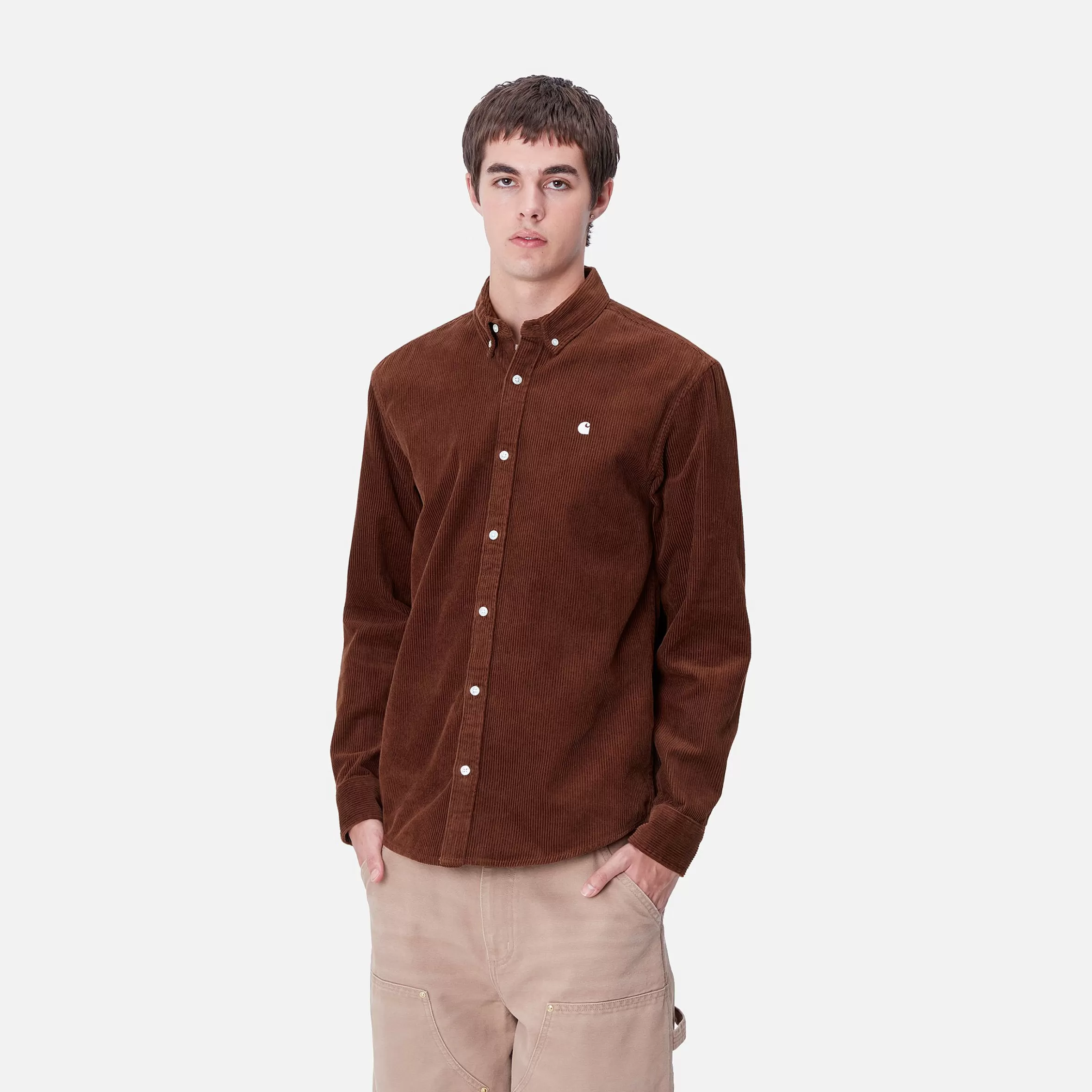 Camisas | Carhartt WIP L/S Madison Cord Shirt Offroad / Wax