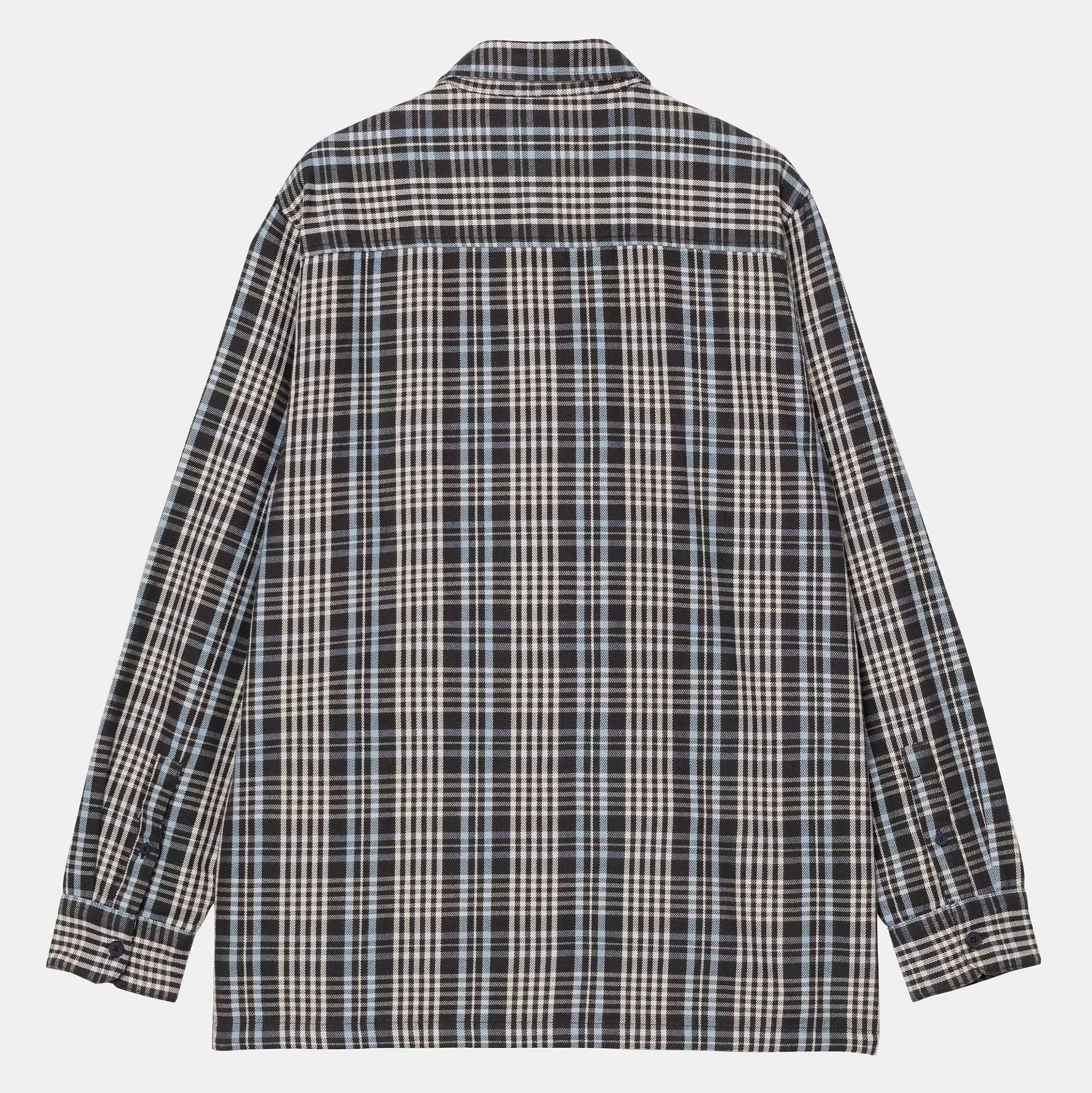 Camisas | Carhartt WIP L/S Mandlik Shirt Mandlik Check, Dark Navy