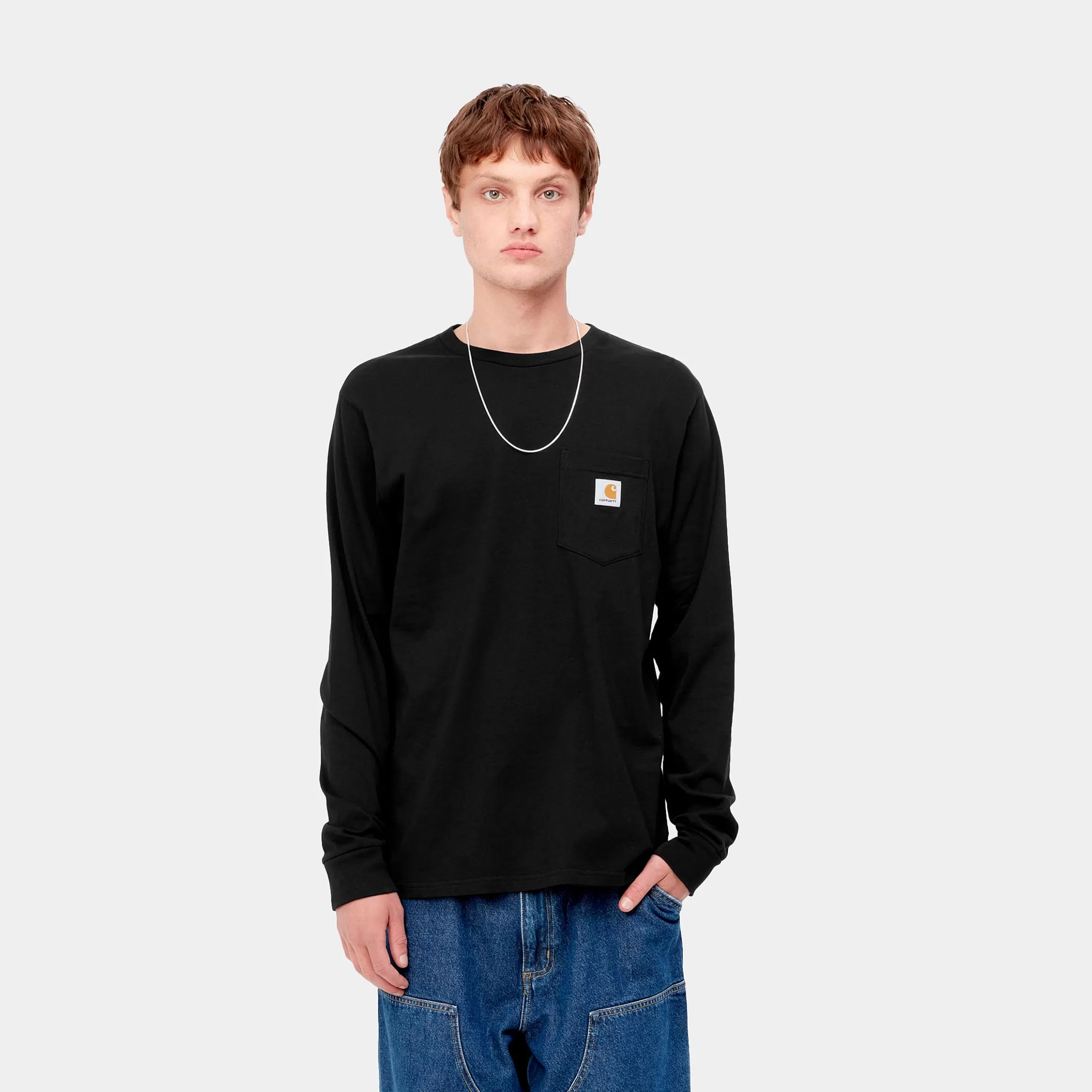 T-Shirts & Polos | Carhartt WIP L/S Pocket T-Shirt Black