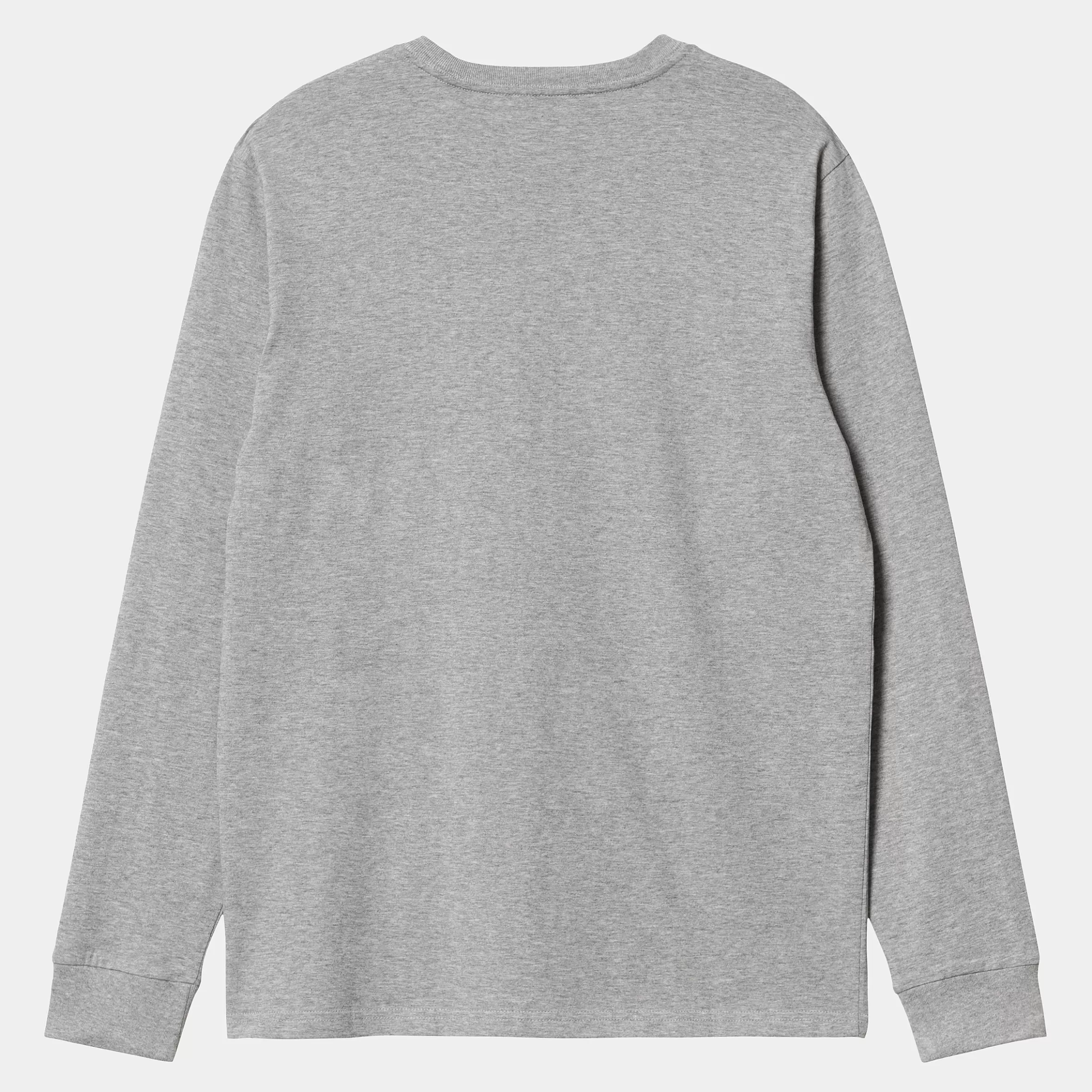 T-Shirts & Polos | Carhartt WIP L/S Pocket T-Shirt Grey Heather