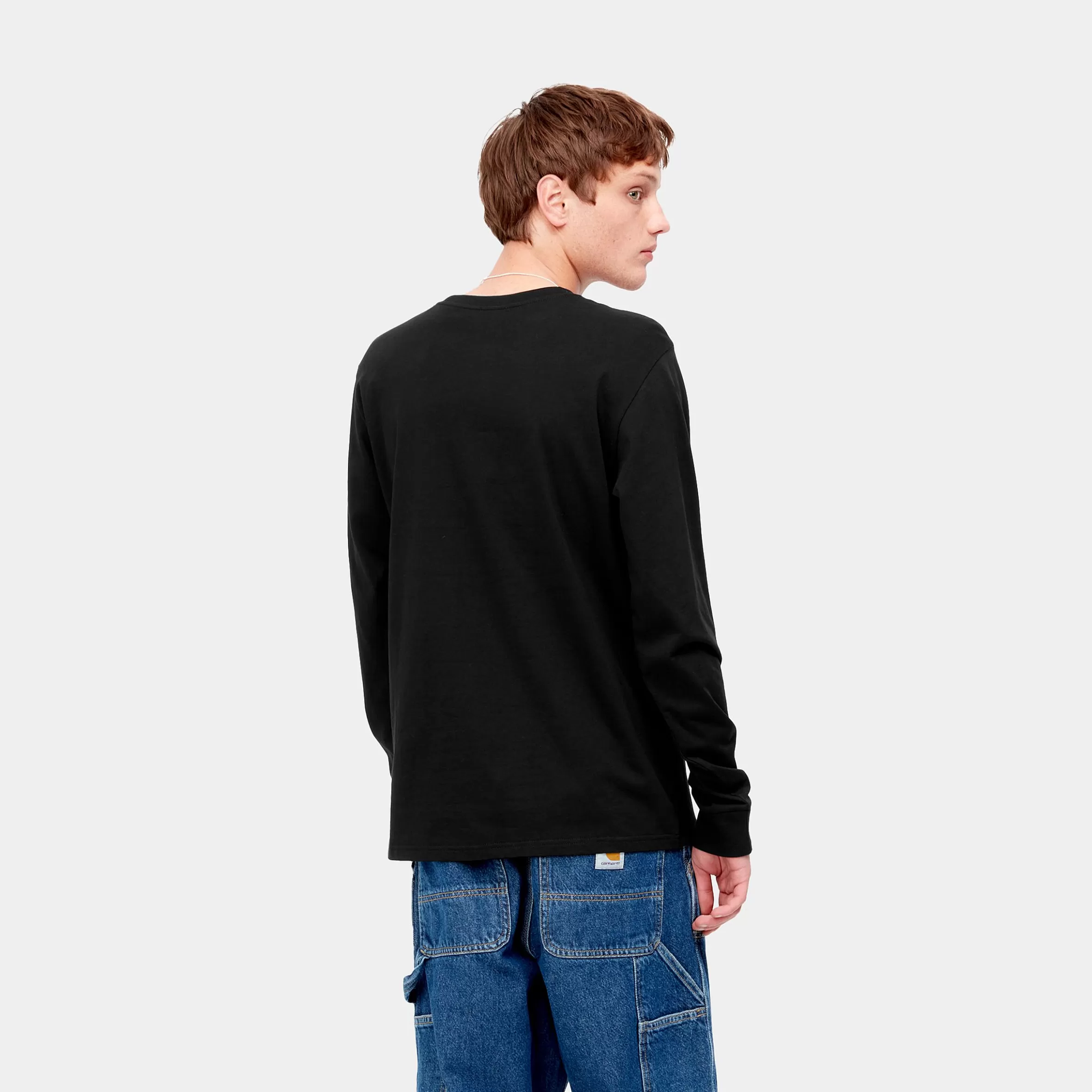 T-Shirts & Polos | Carhartt WIP L/S Pocket T-Shirt Black