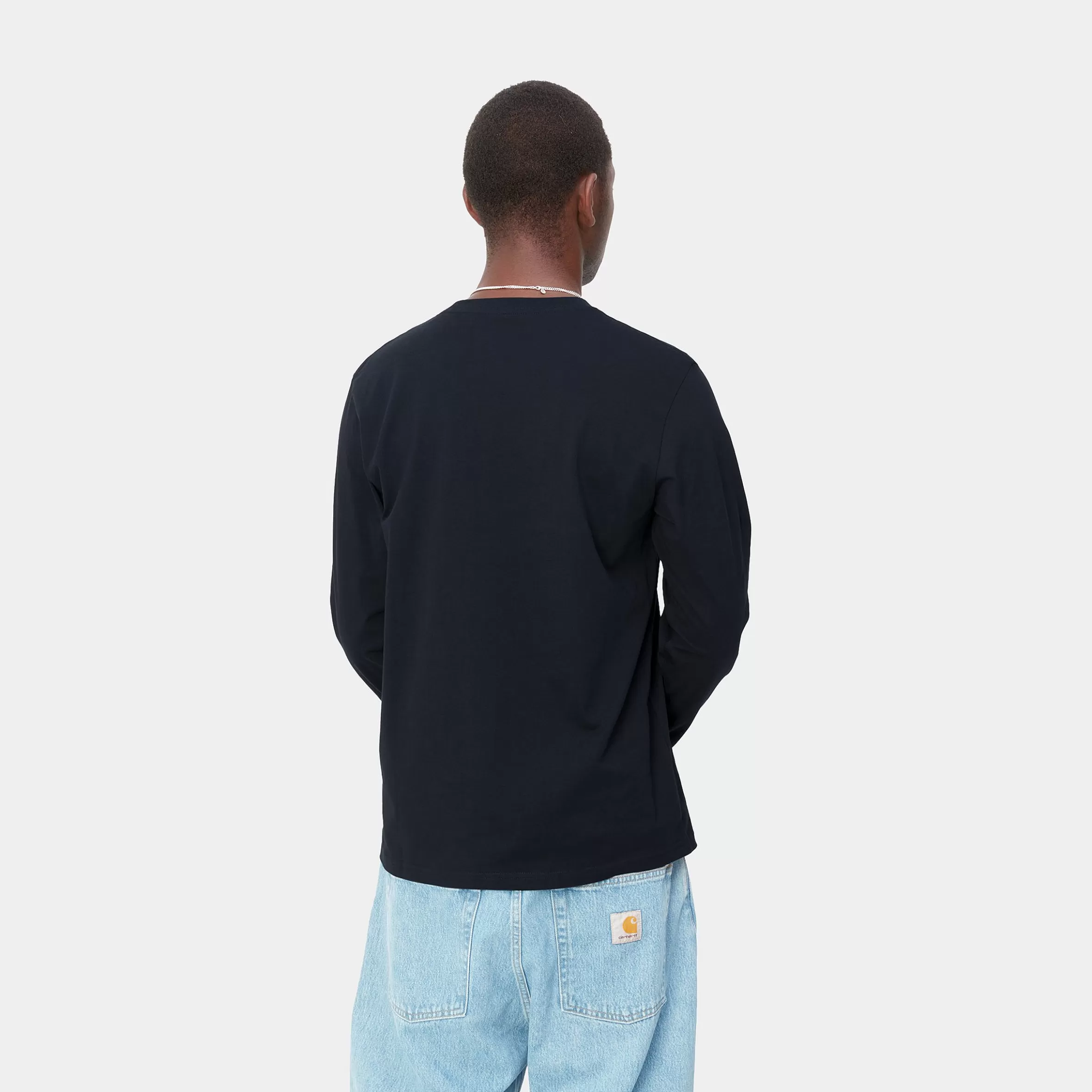 T-Shirts & Polos | Carhartt WIP L/S Pocket T-Shirt Dark Navy