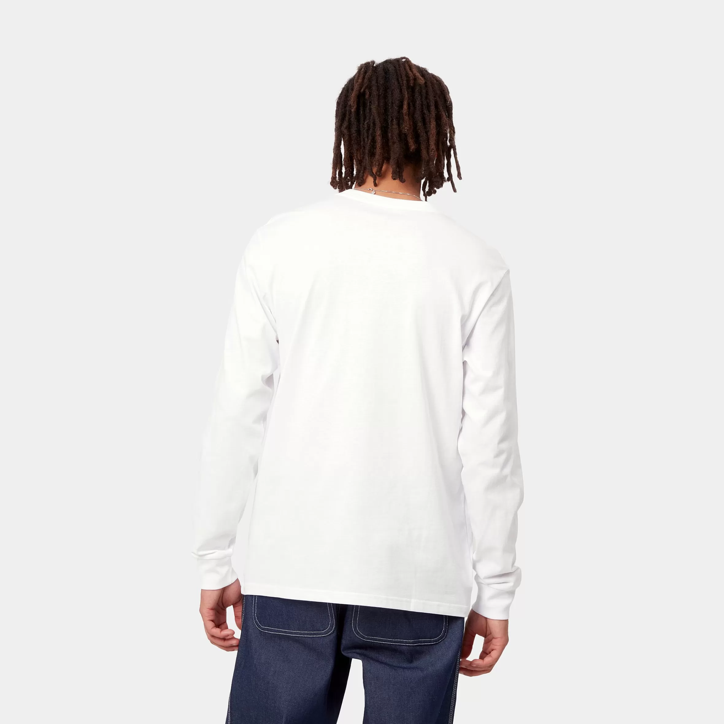 T-Shirts & Polos | Carhartt WIP L/S Pocket T-Shirt White