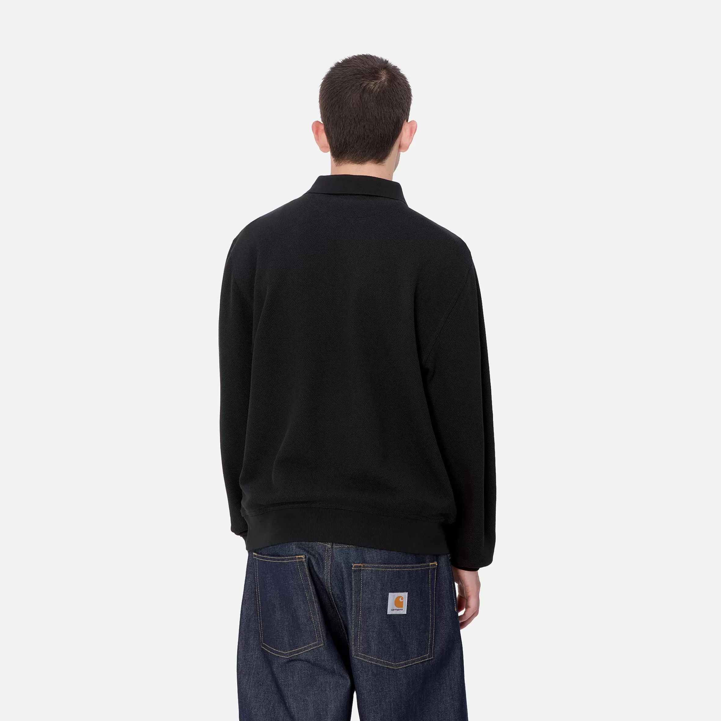 T-Shirts & Polos | Carhartt WIP L/S Vance Rugby Shirt Black / White