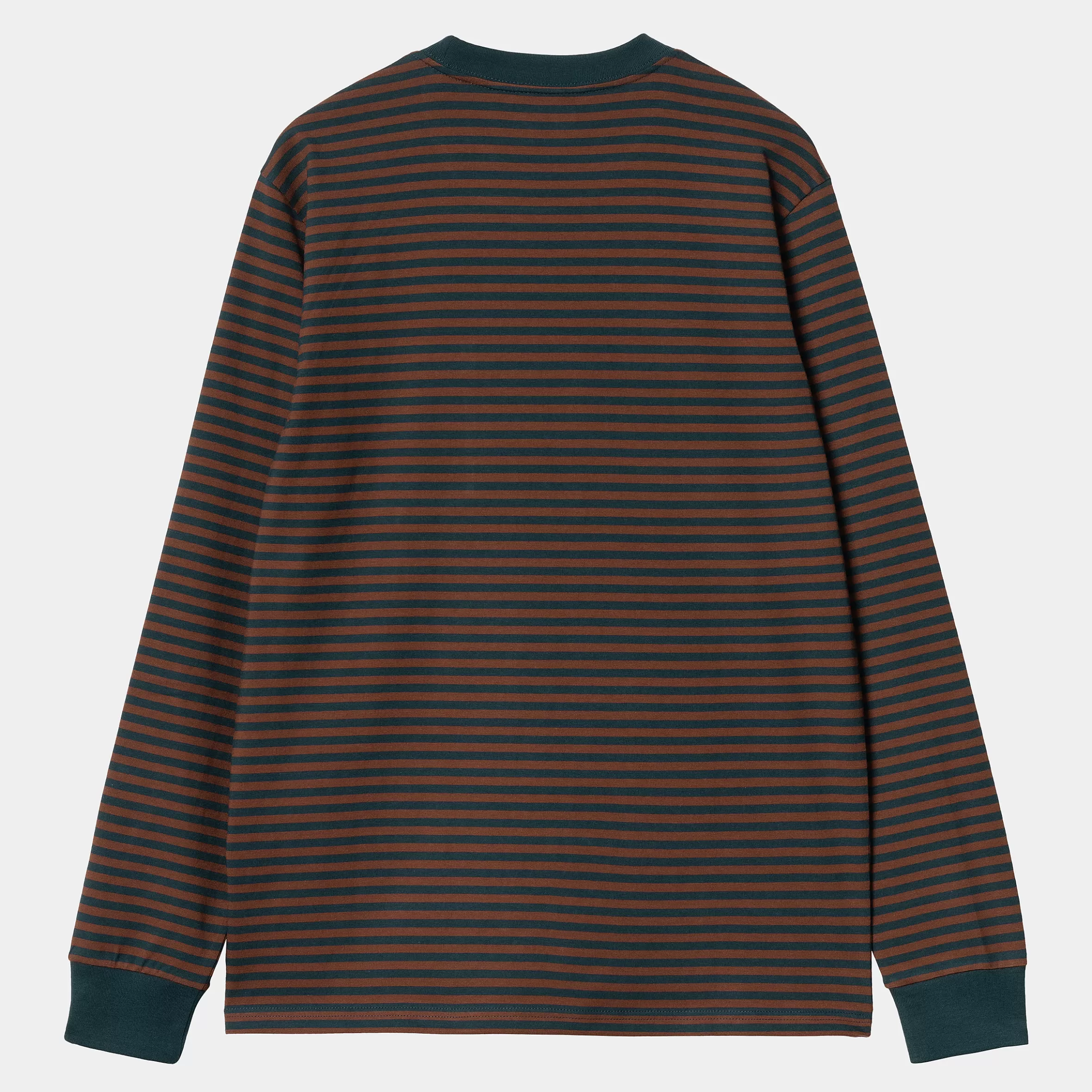 T-Shirts & Polos | Carhartt WIP L/S Verner Pocket T-Shirt Verner Stripe, Duck Blue / Offroad