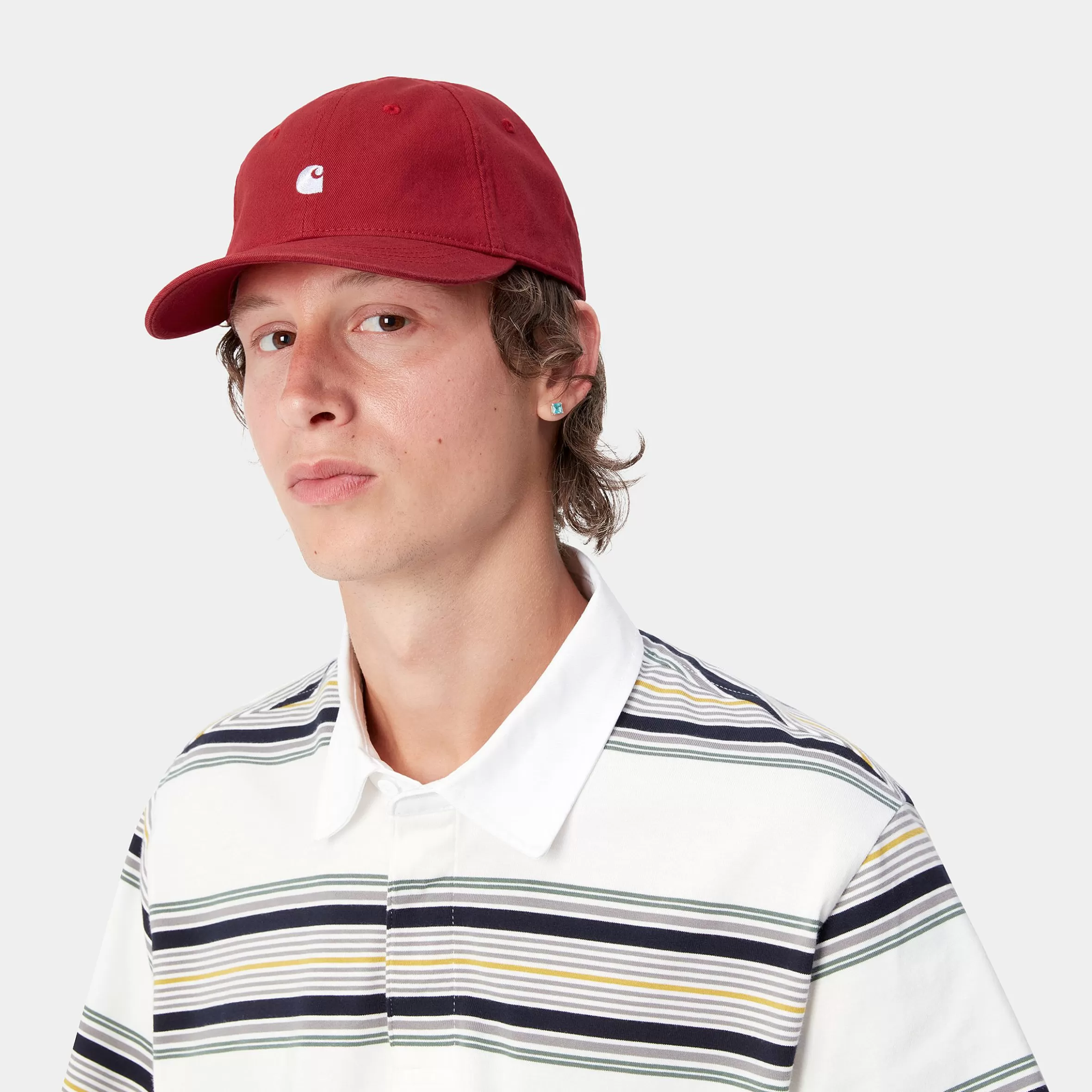 Acessórios | Bonés & Chapéus | Carhartt WIP Madison Logo Cap Tuscany / White