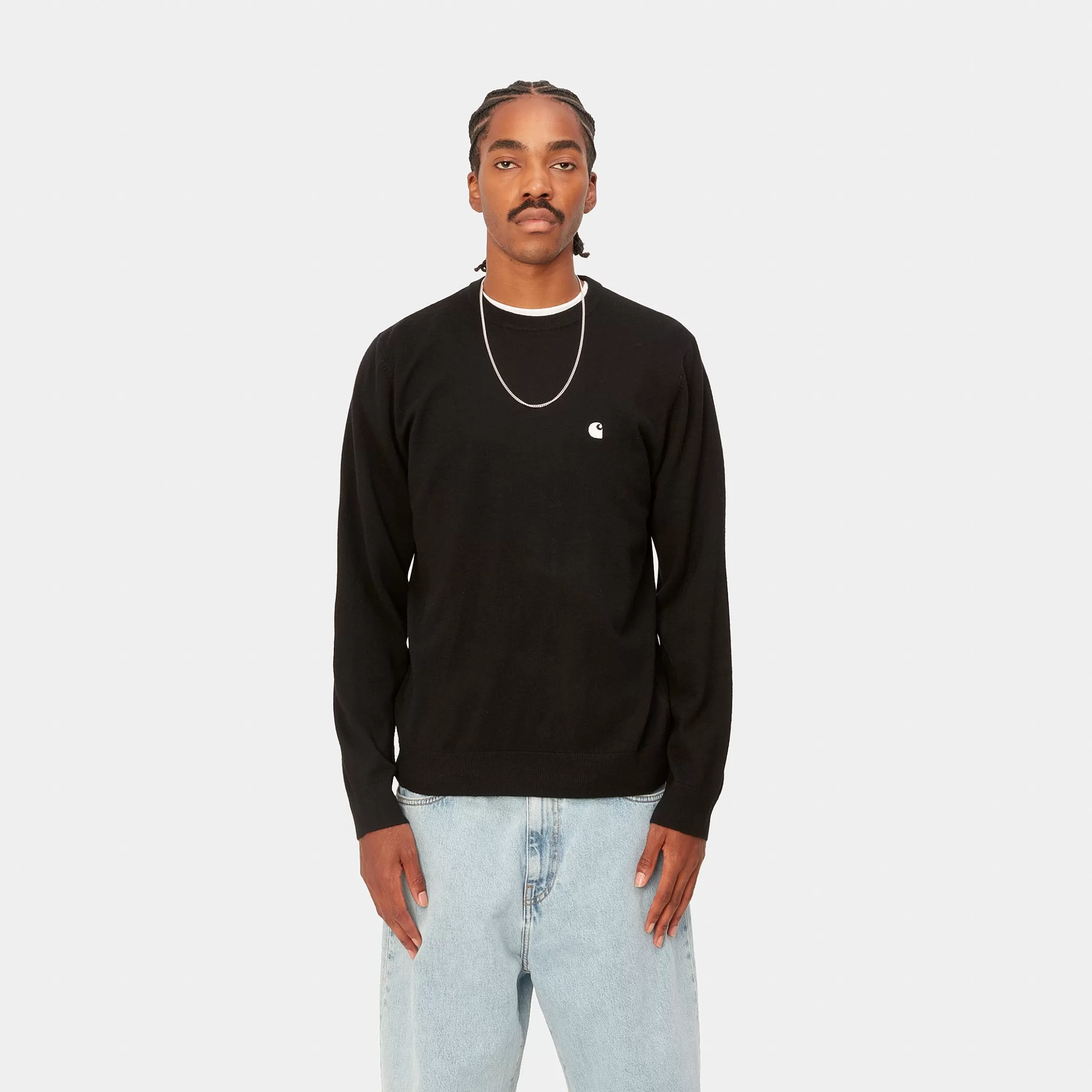 Malhas | Carhartt WIP Madison Sweater Black / Wax