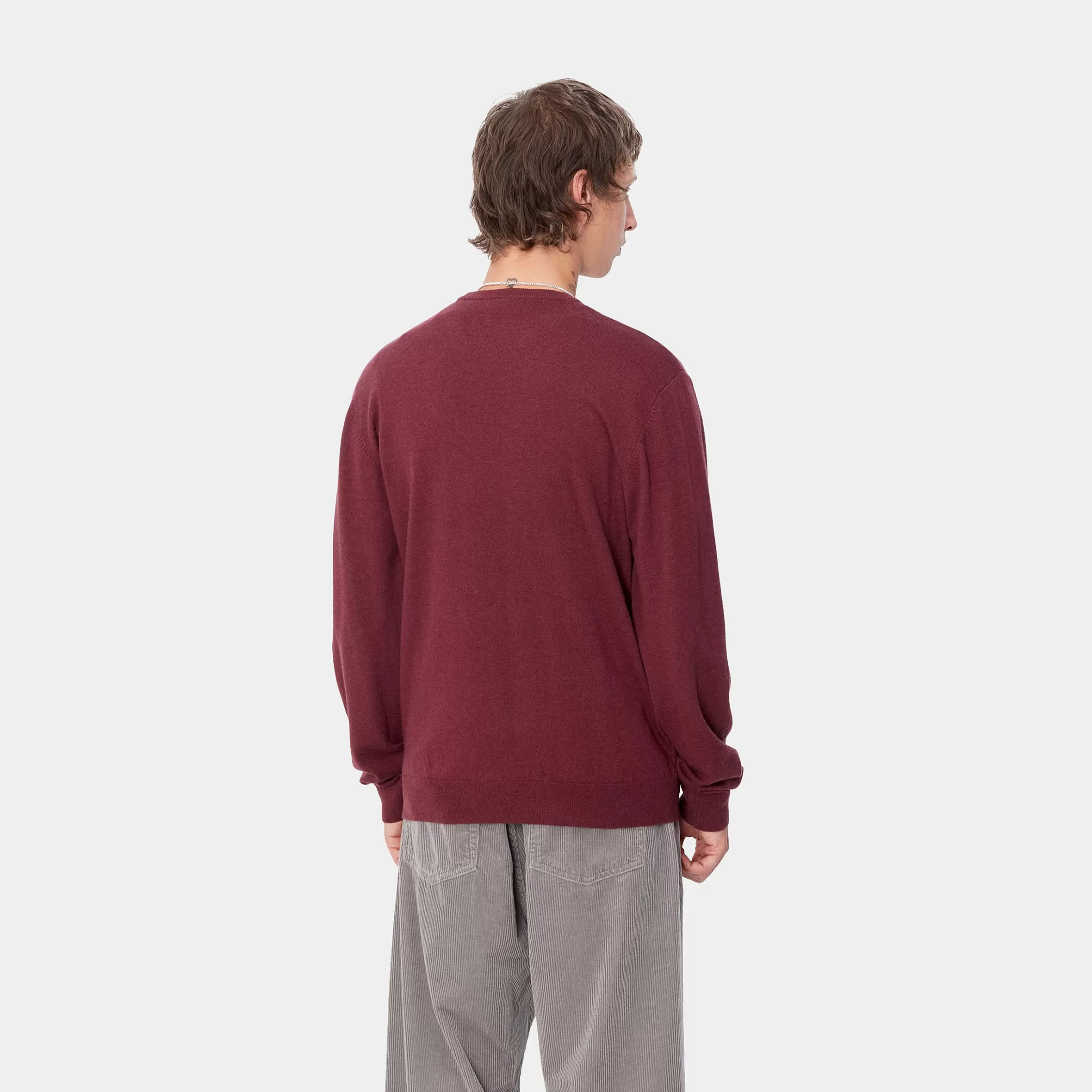 Malhas | Carhartt WIP Madison Sweater Malbec / Black